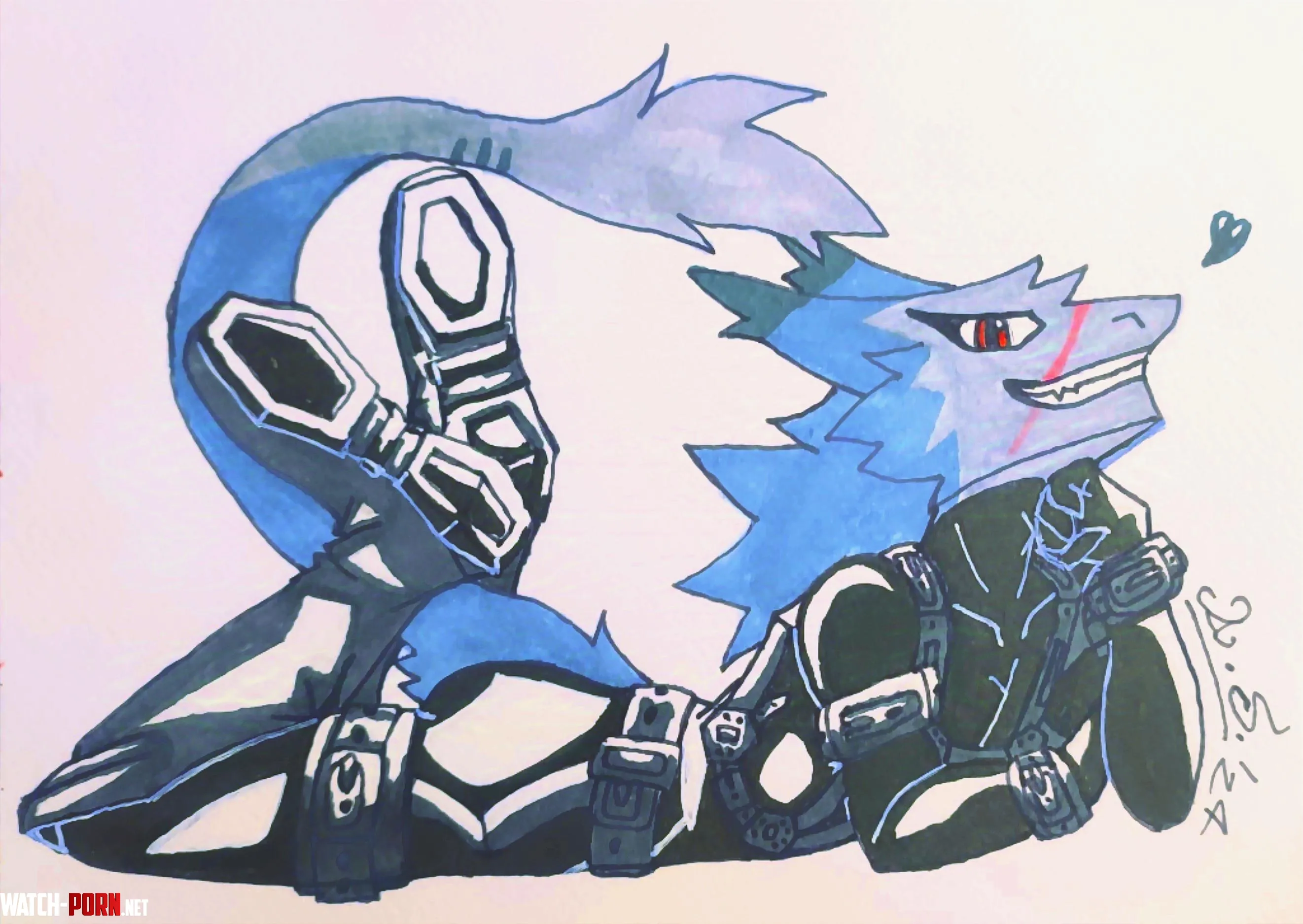 Shiny look  Commission work 19122024 by Dalek_Sath