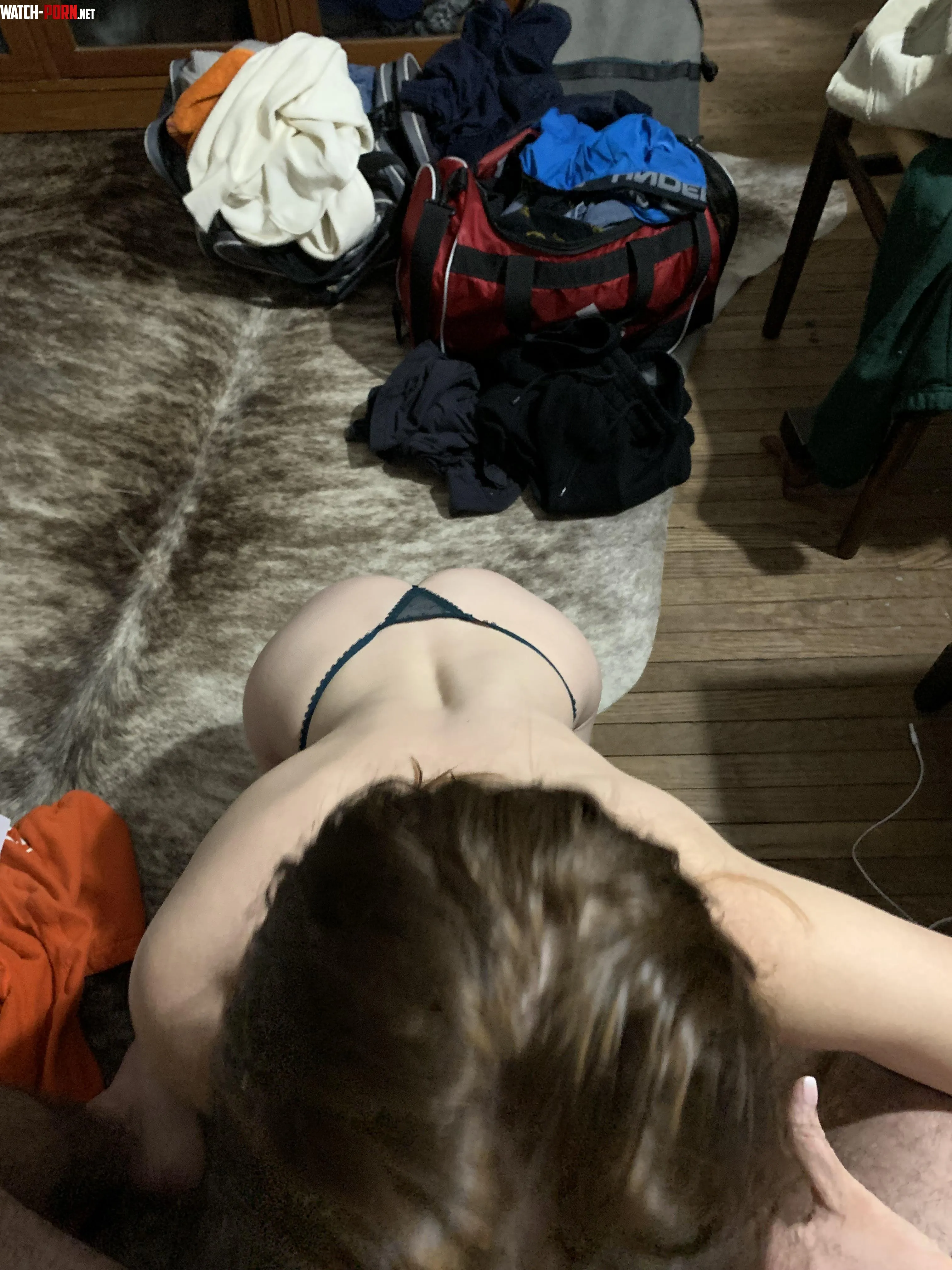 When hubby is away for work my friends come over to play Shhh  by DatabaseWilling897