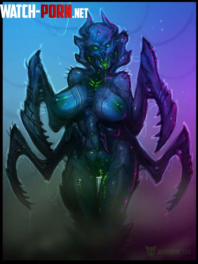 Alien Insectoid Beauty Neurodyne by NastyFucker98