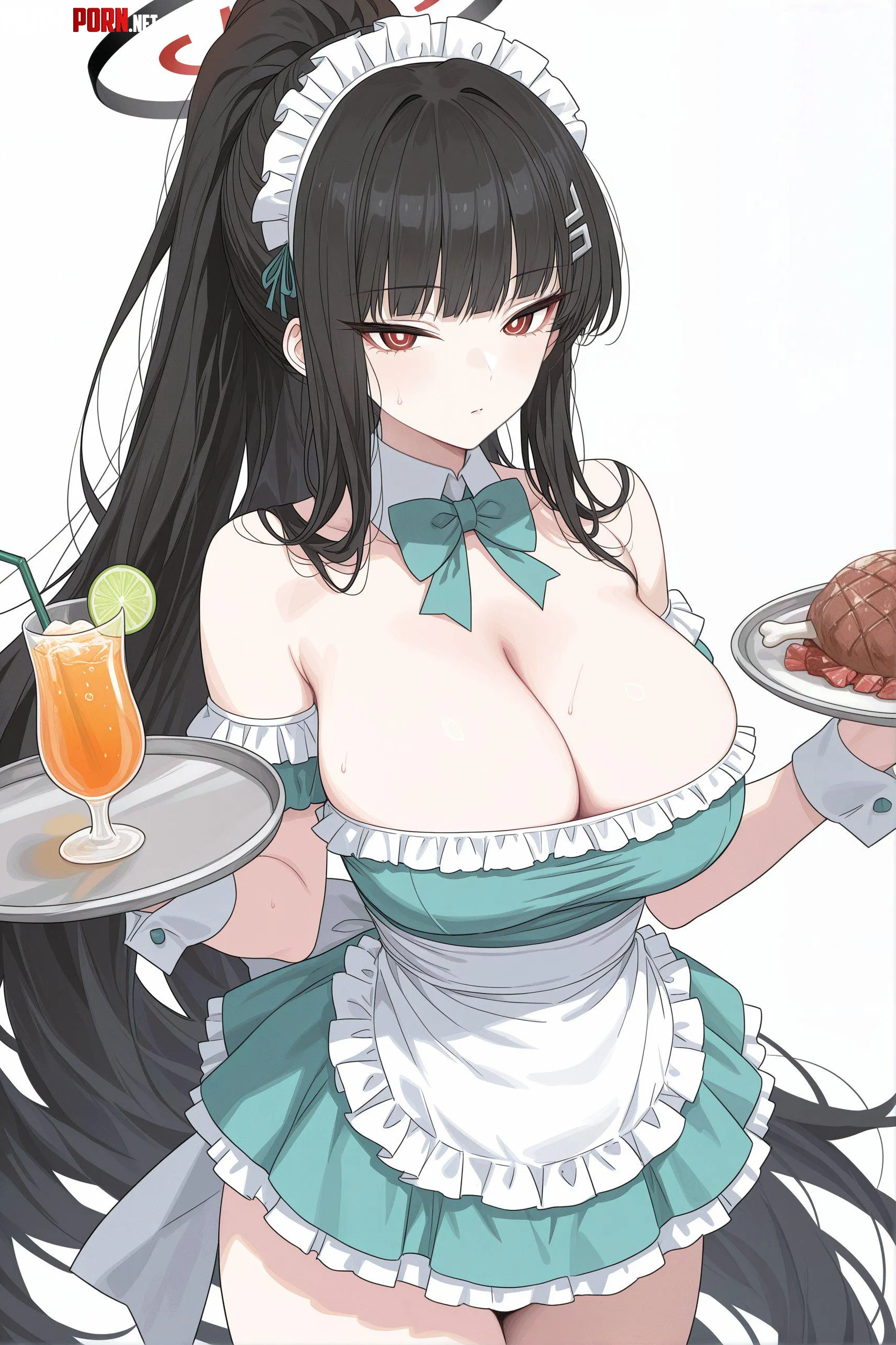 Maid Rio Blue Archive by CheetahSperm18