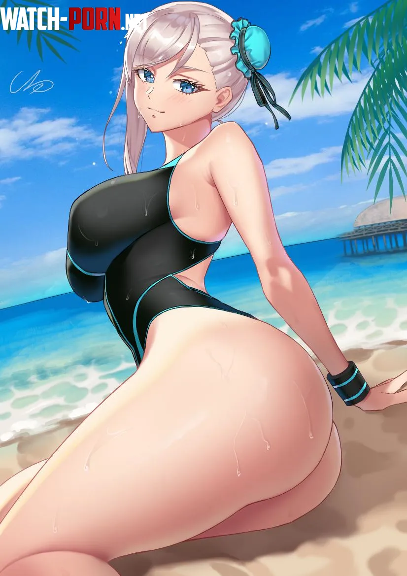 Summer Musashi Fate grand order  by destinyherowolf