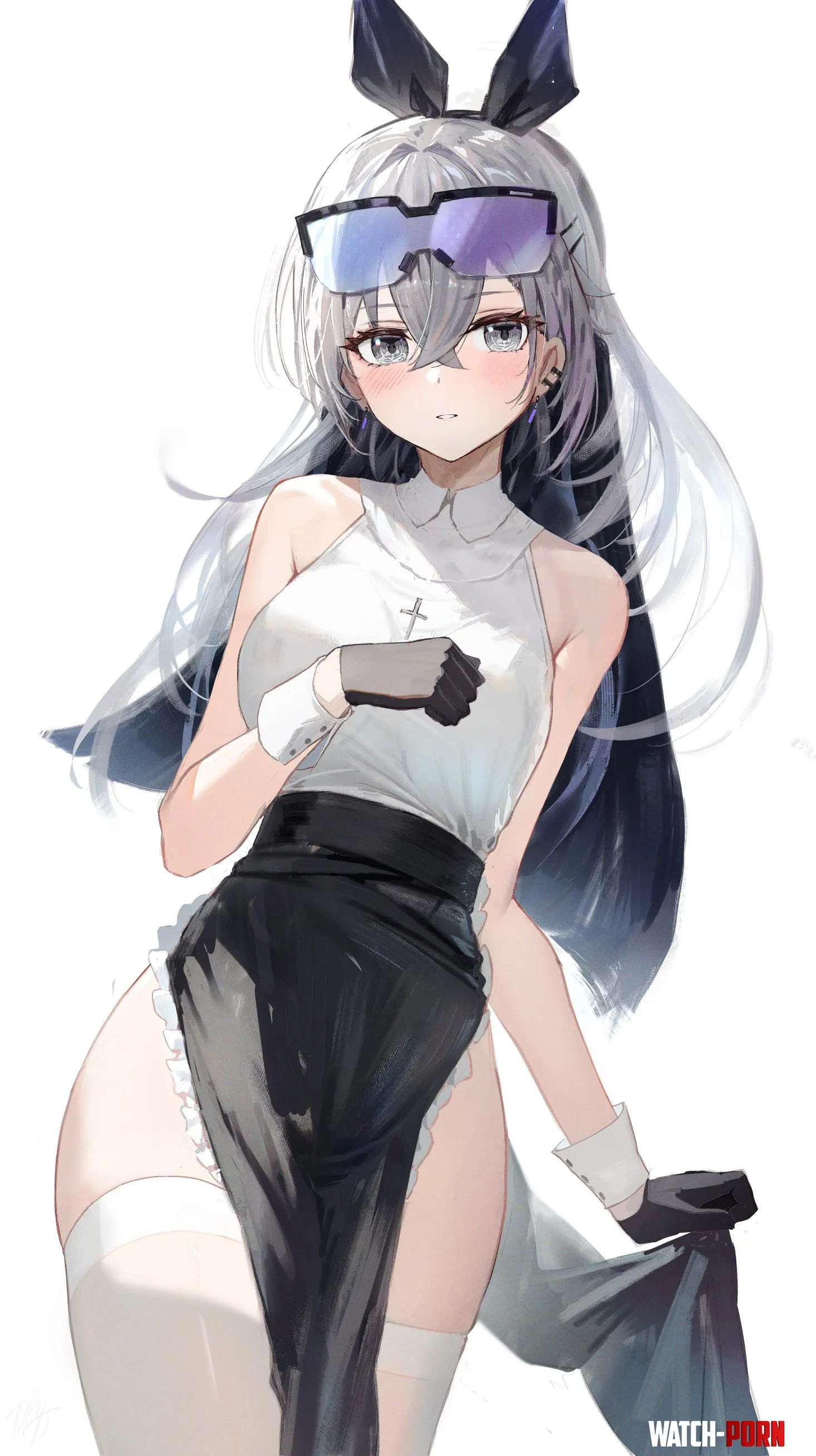 silver wolf honkai star rail by KrazedPengwin