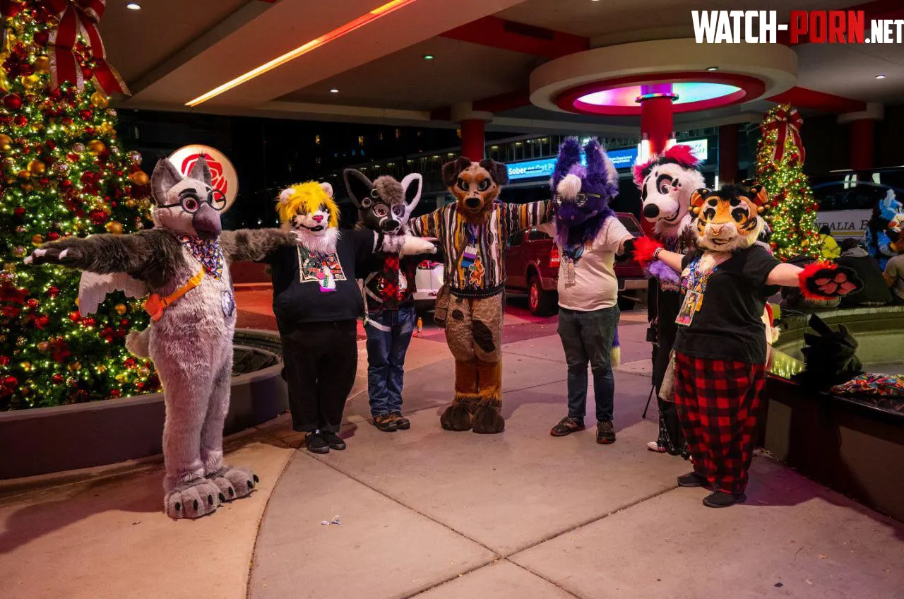 GROUP T POSE GO Happy Fursuit Friday by WolfieWiccan