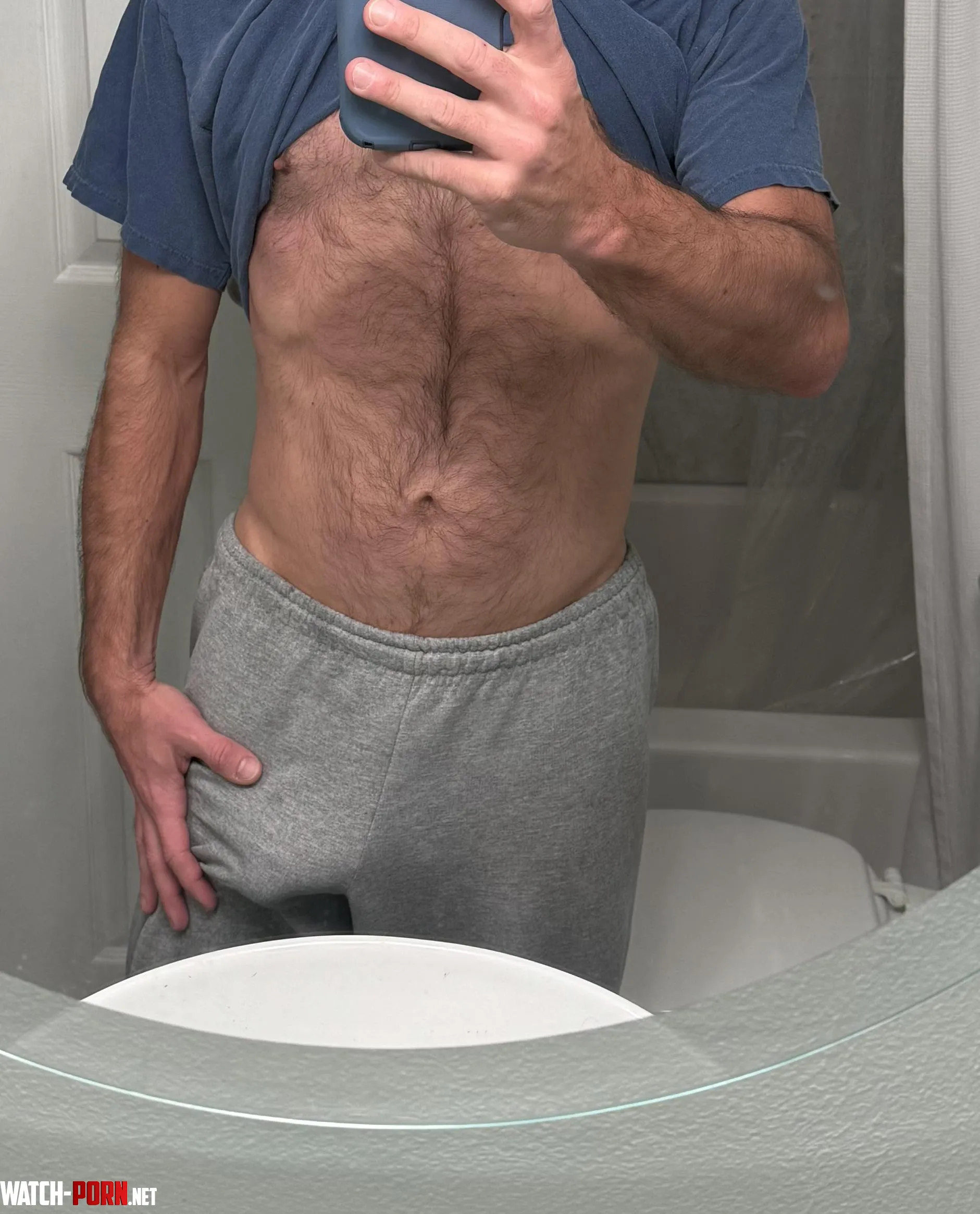 Love wearing gray sweats  by NoVAGuy4FunNFriends