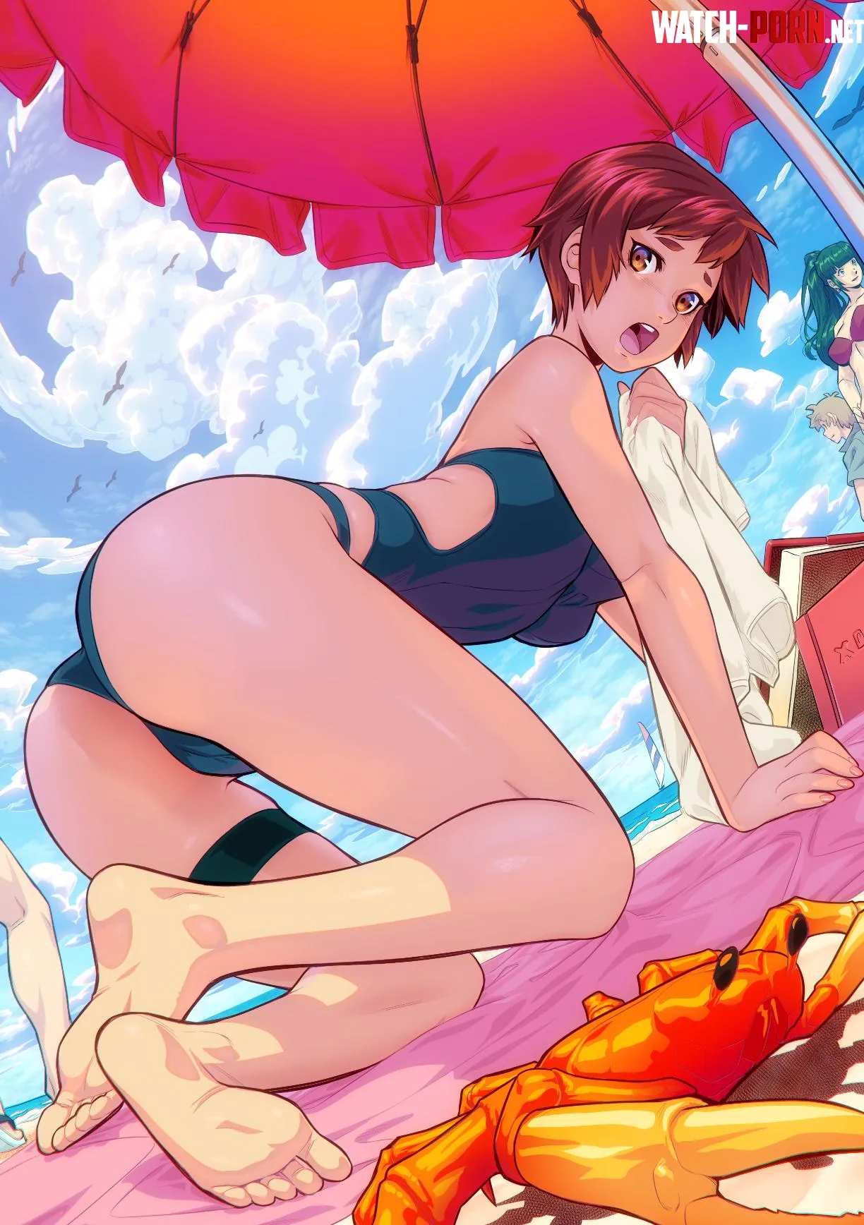 OC Kei from WiFi Wars Speedometer in Swimsuit by Mangatellers