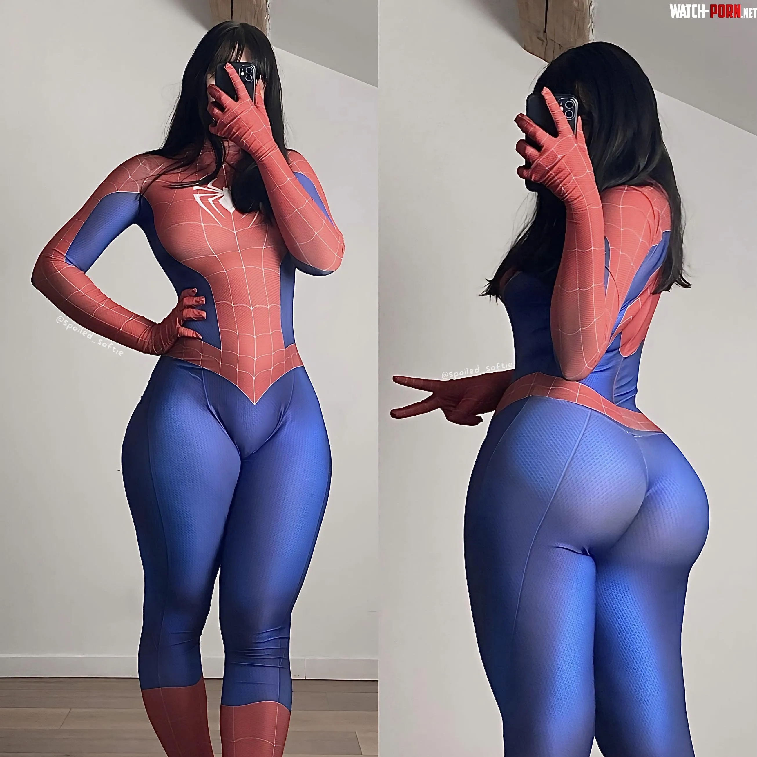 my spiderman cosplay  by spoiled_softie