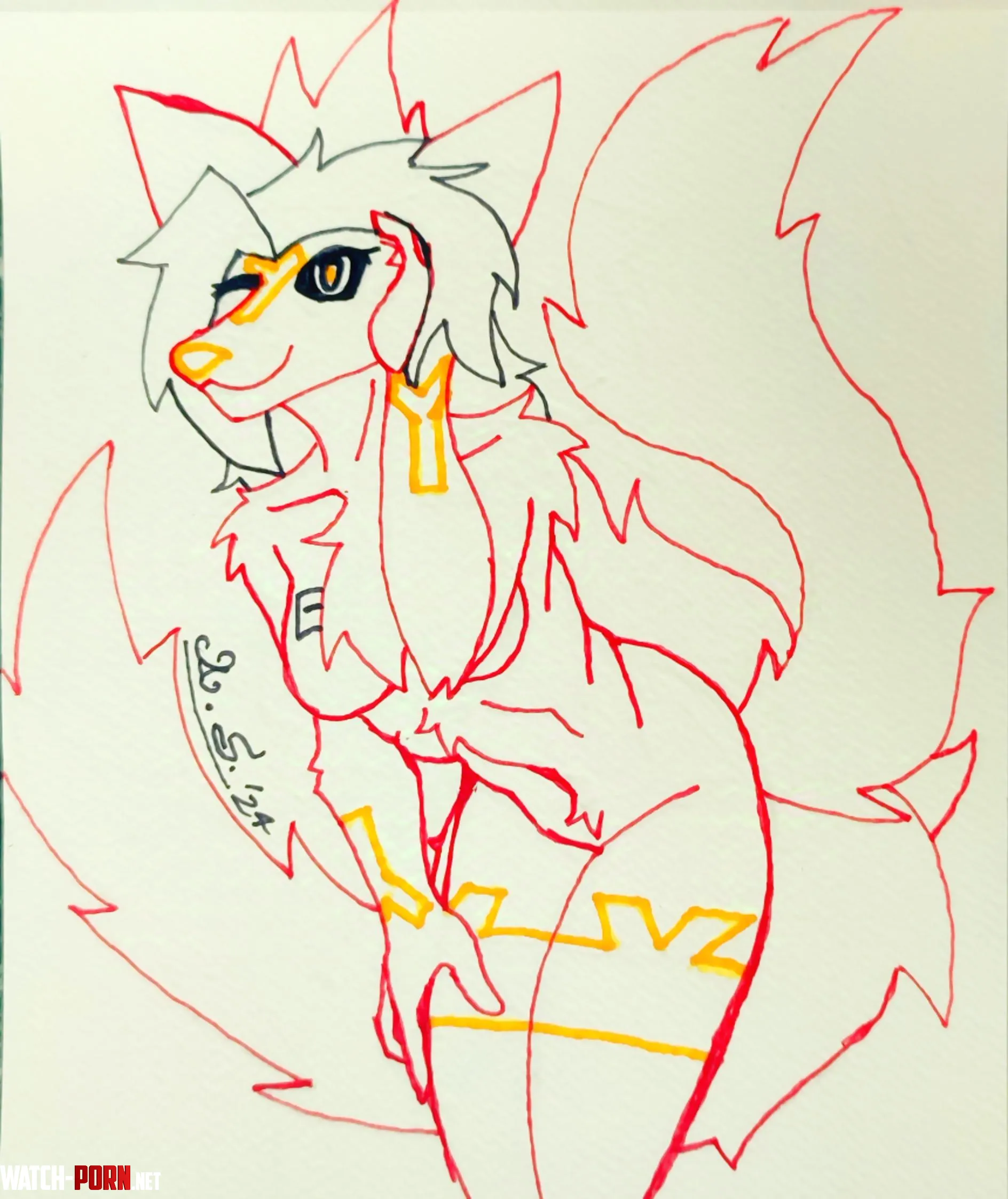 Redrawing an adopt i put on sale a while ago  21122024 by Dalek_Sath
