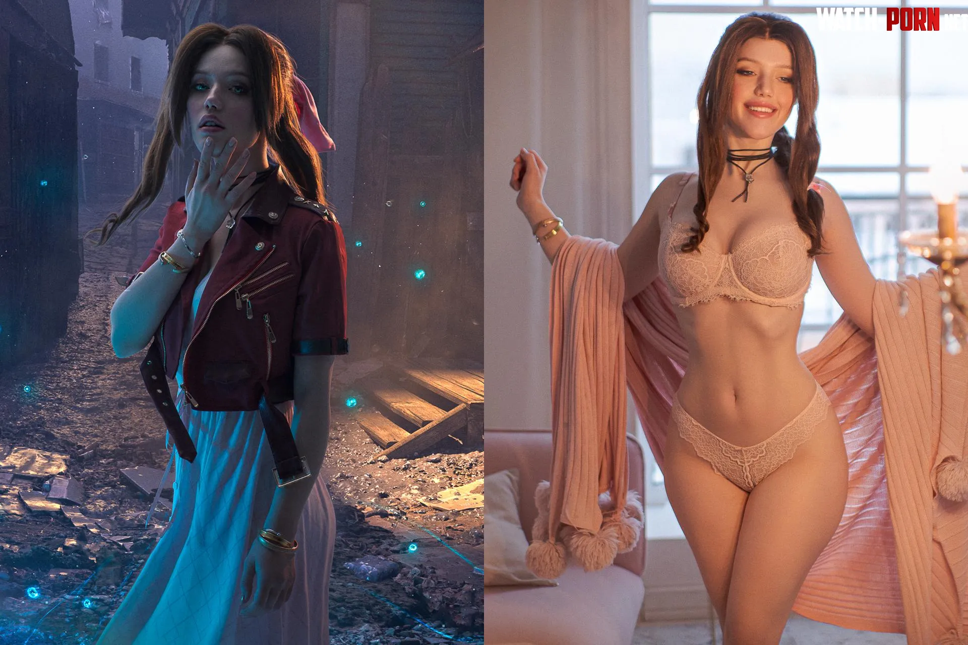 Aerith by Lada Lyumos Final Fantasy  by LadaLyumos