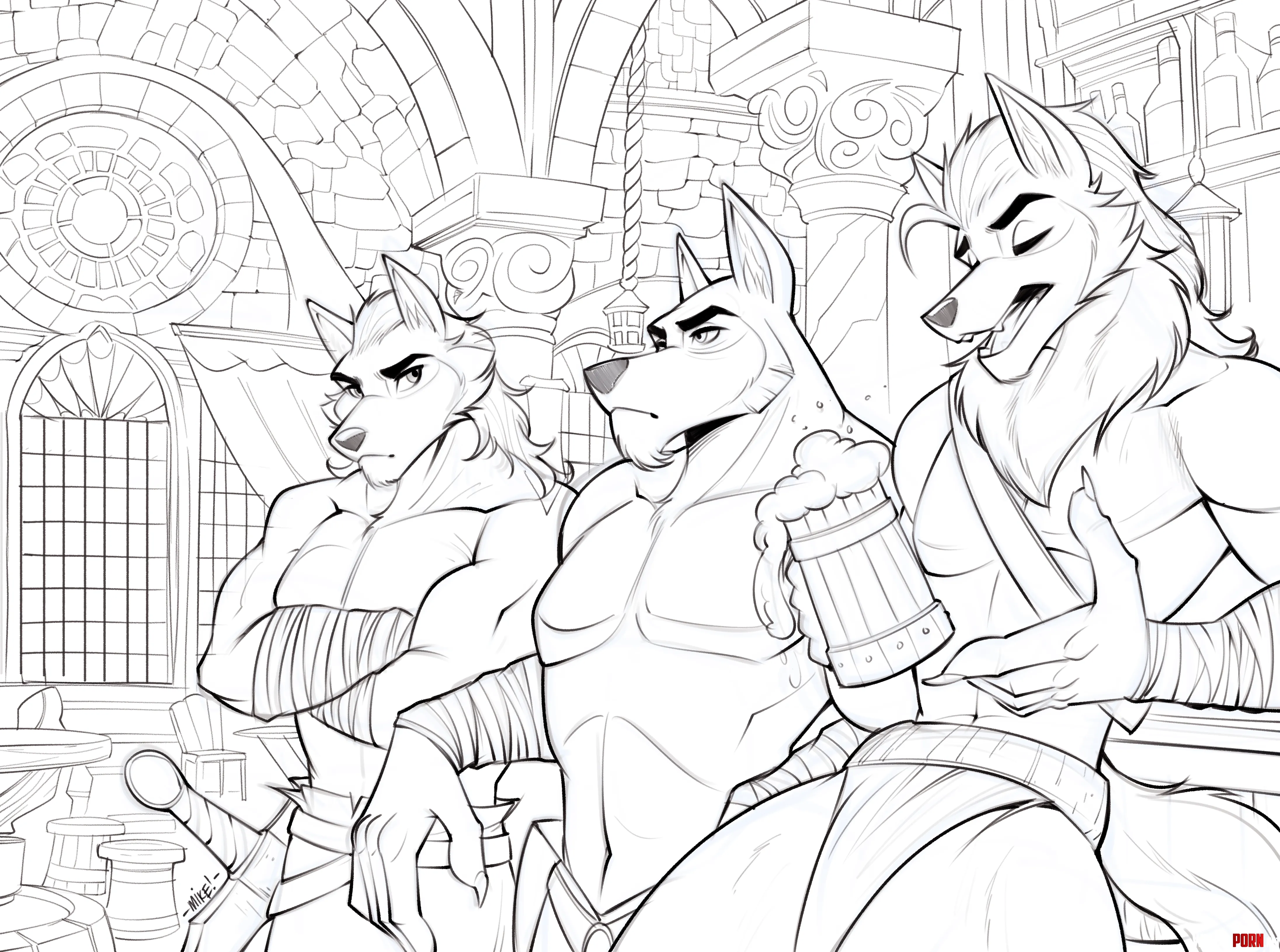 Bros Chillin  Commission by Mikeknight19