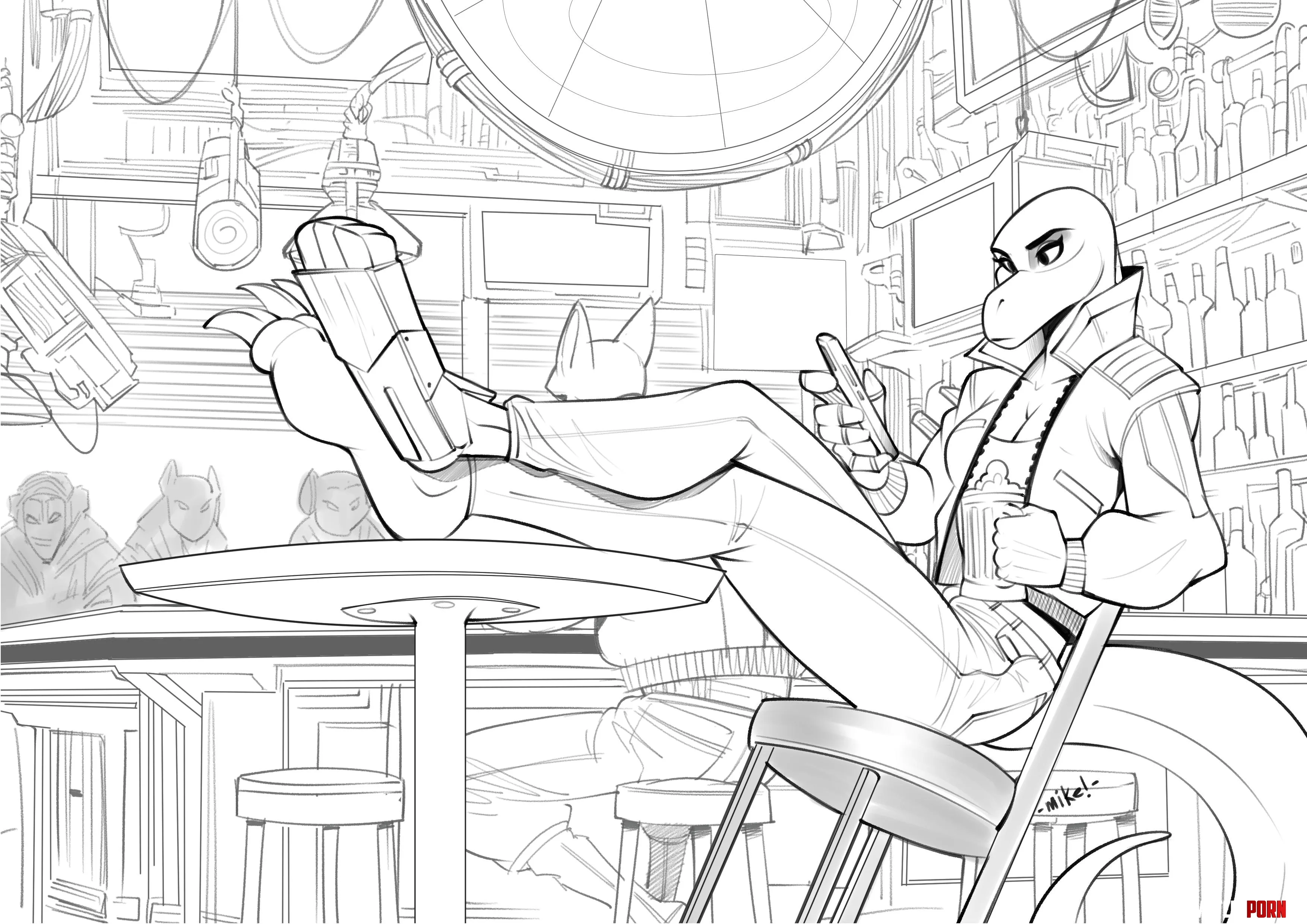 CHillin commission by Mikeknight19