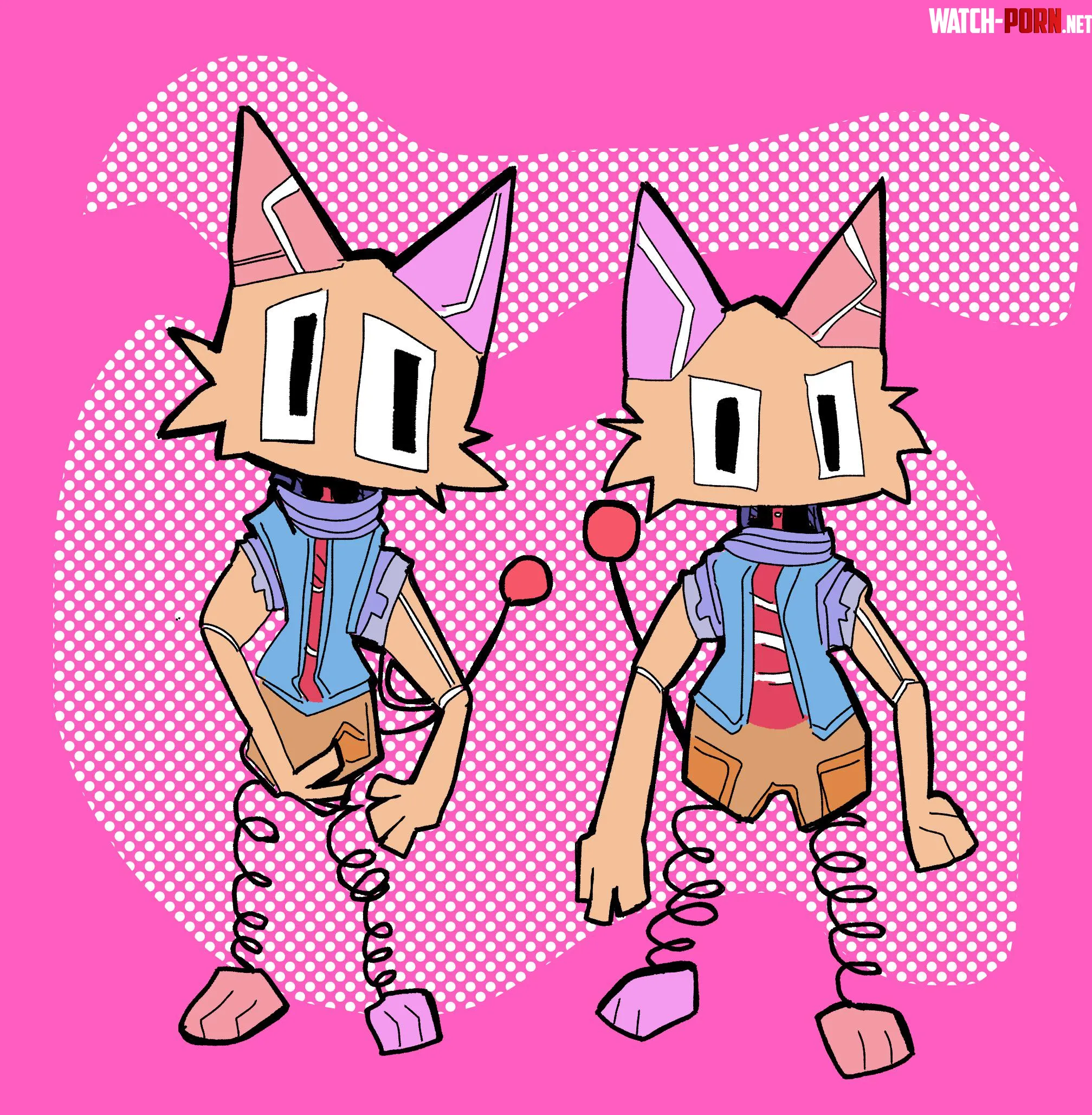 springcat an oc of mine by KemofureScarlet