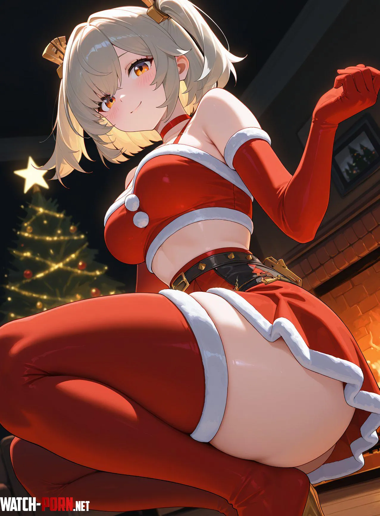 Christmas Burnice Zenless Zone Zero by CheetahSperm18