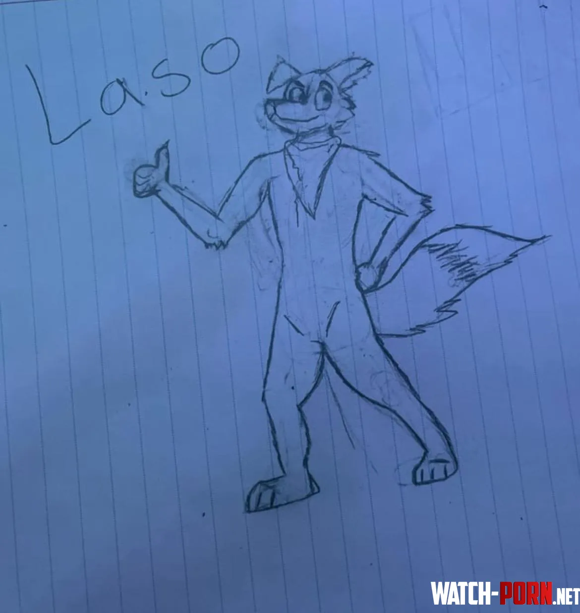 My first fursona by TwoLonelySalmons