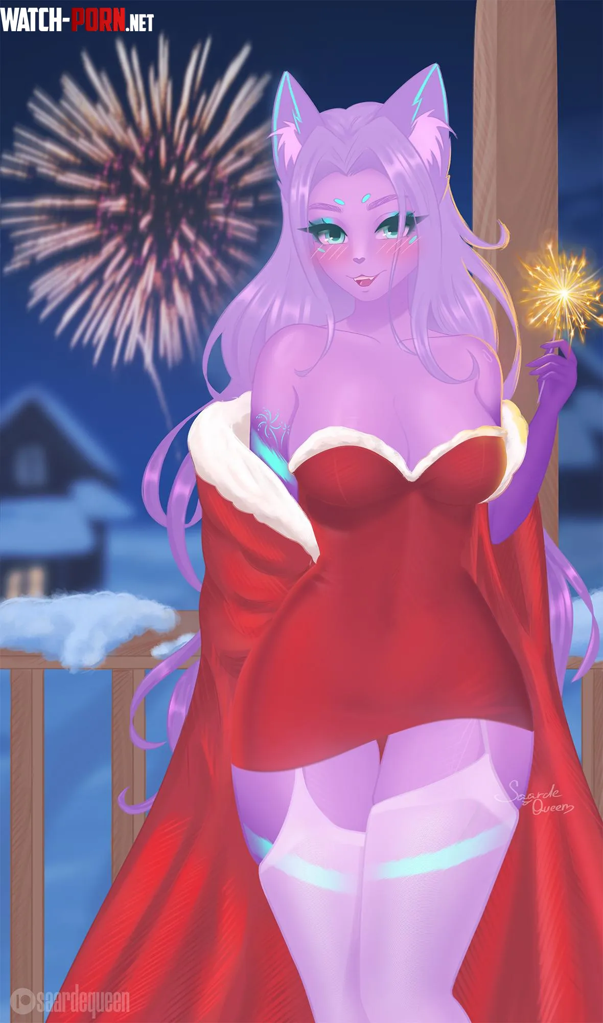 Merry Xmas furry by SaardeQueen