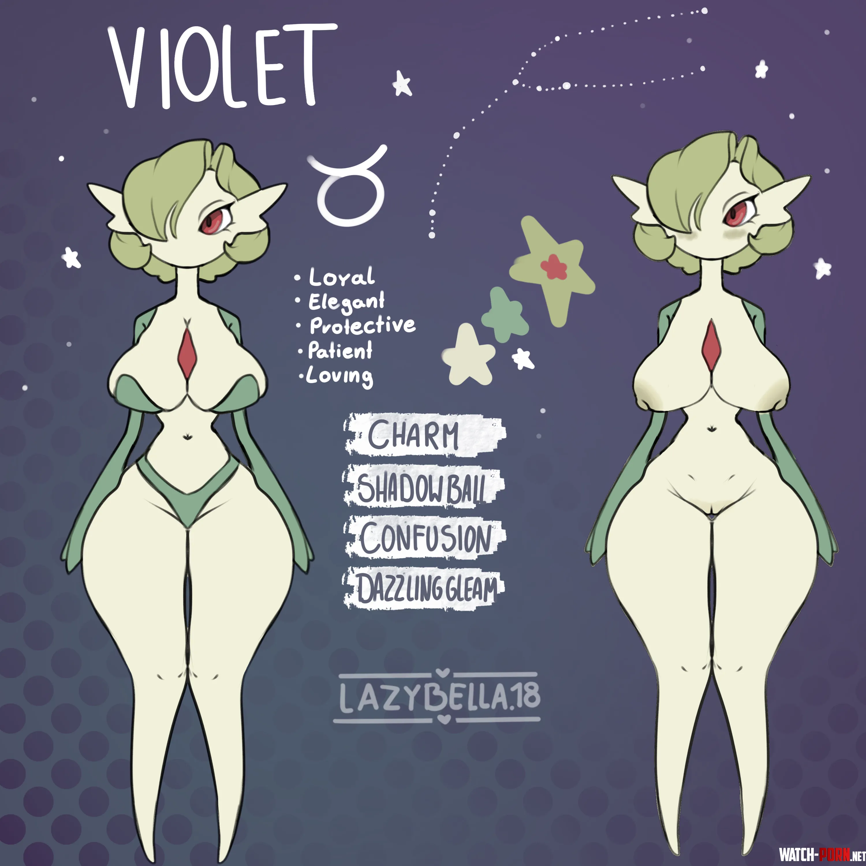 New OC Violet F Lazybella18 by Lazybella18