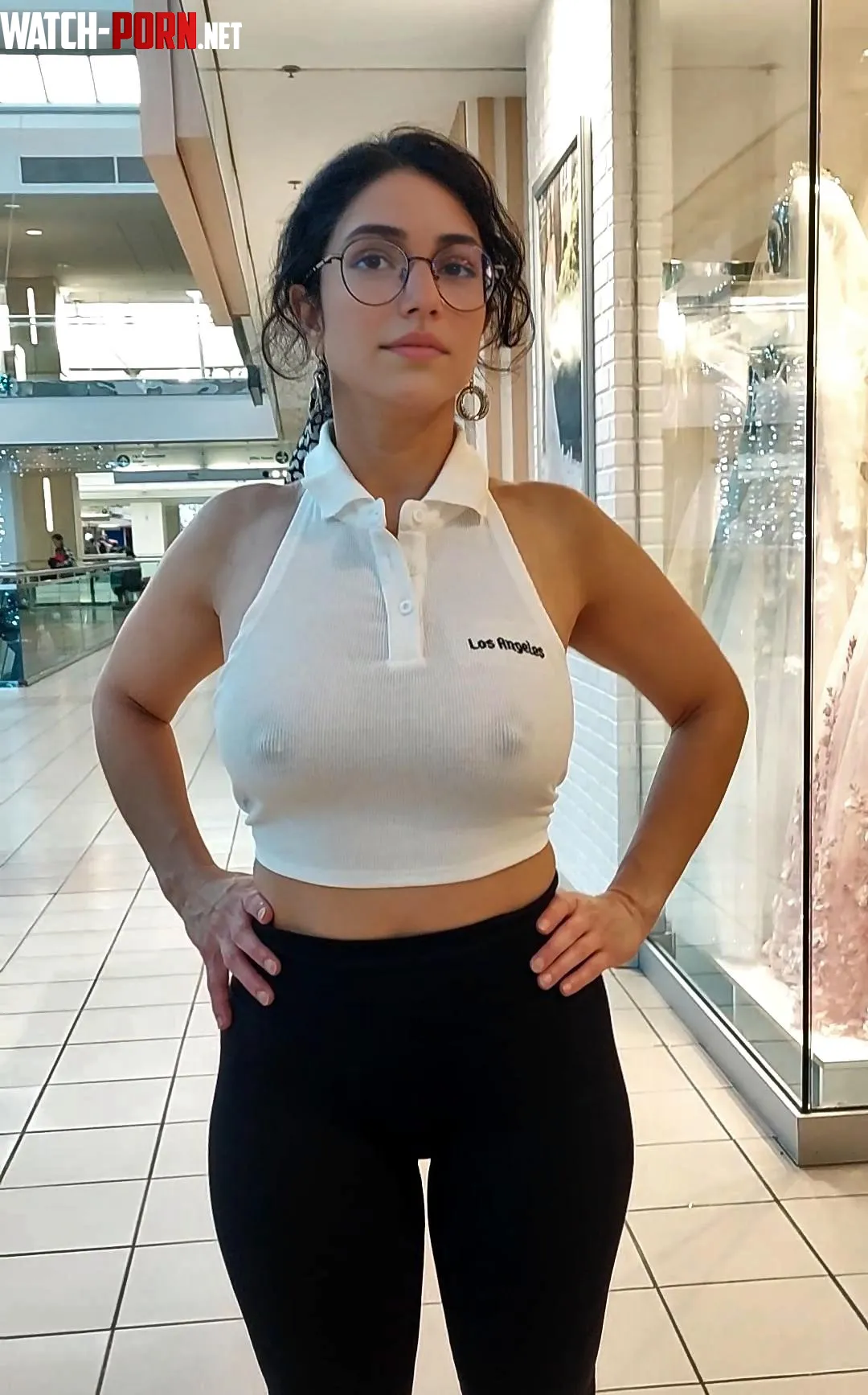 Went to the mall braless by Braless_babe
