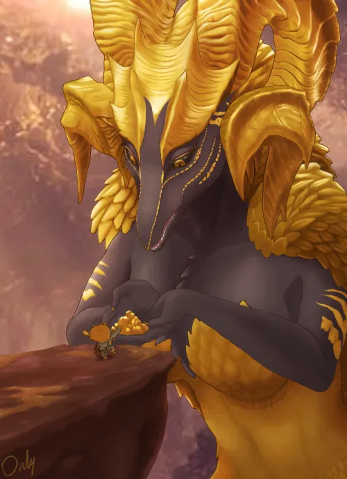 Thumbnail Onlyhasart Unveils Dragon Art - A Must-See Creation | furry