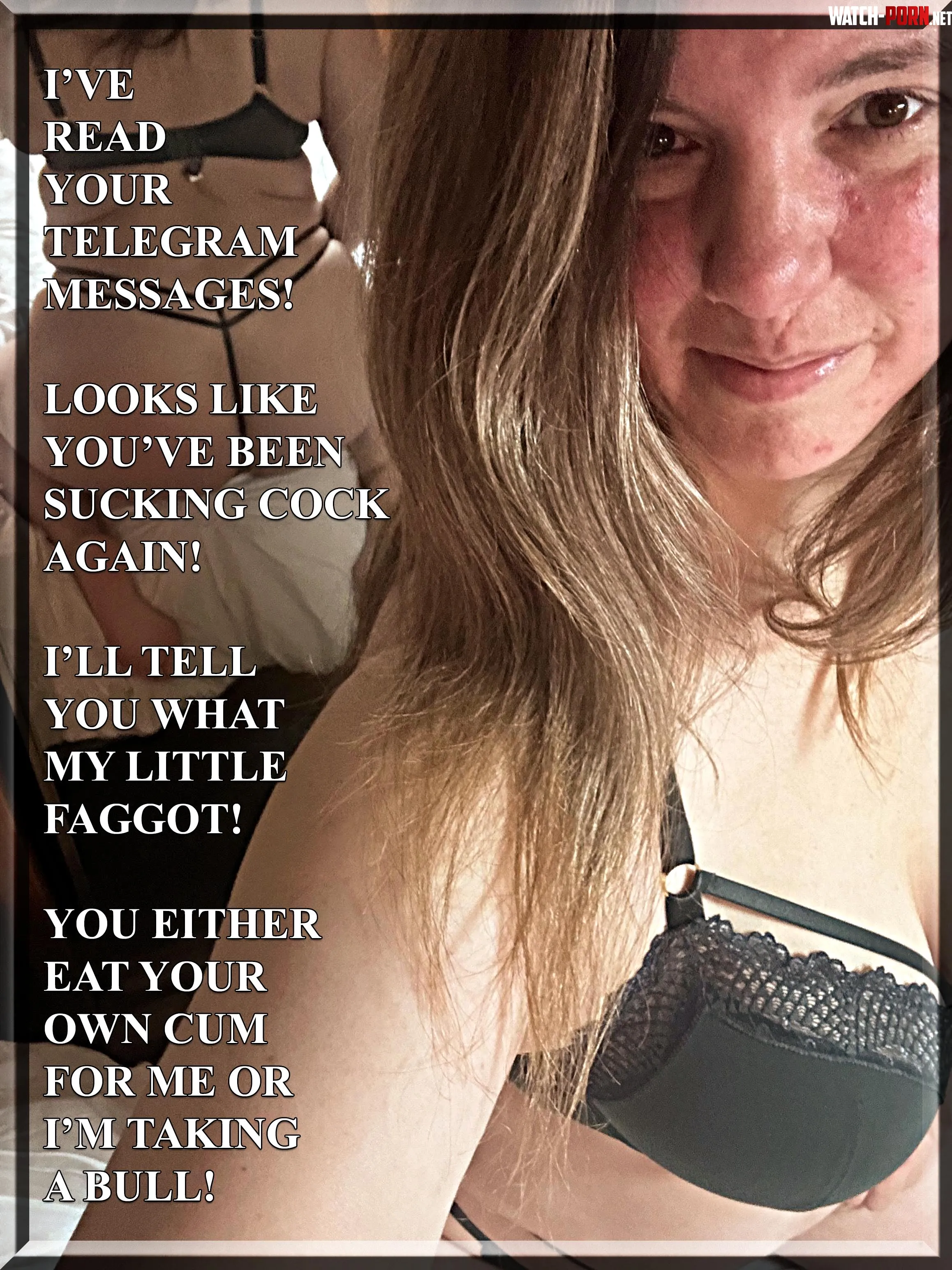 She hacks his Telegram Account leading to blackmail by daddy4use69