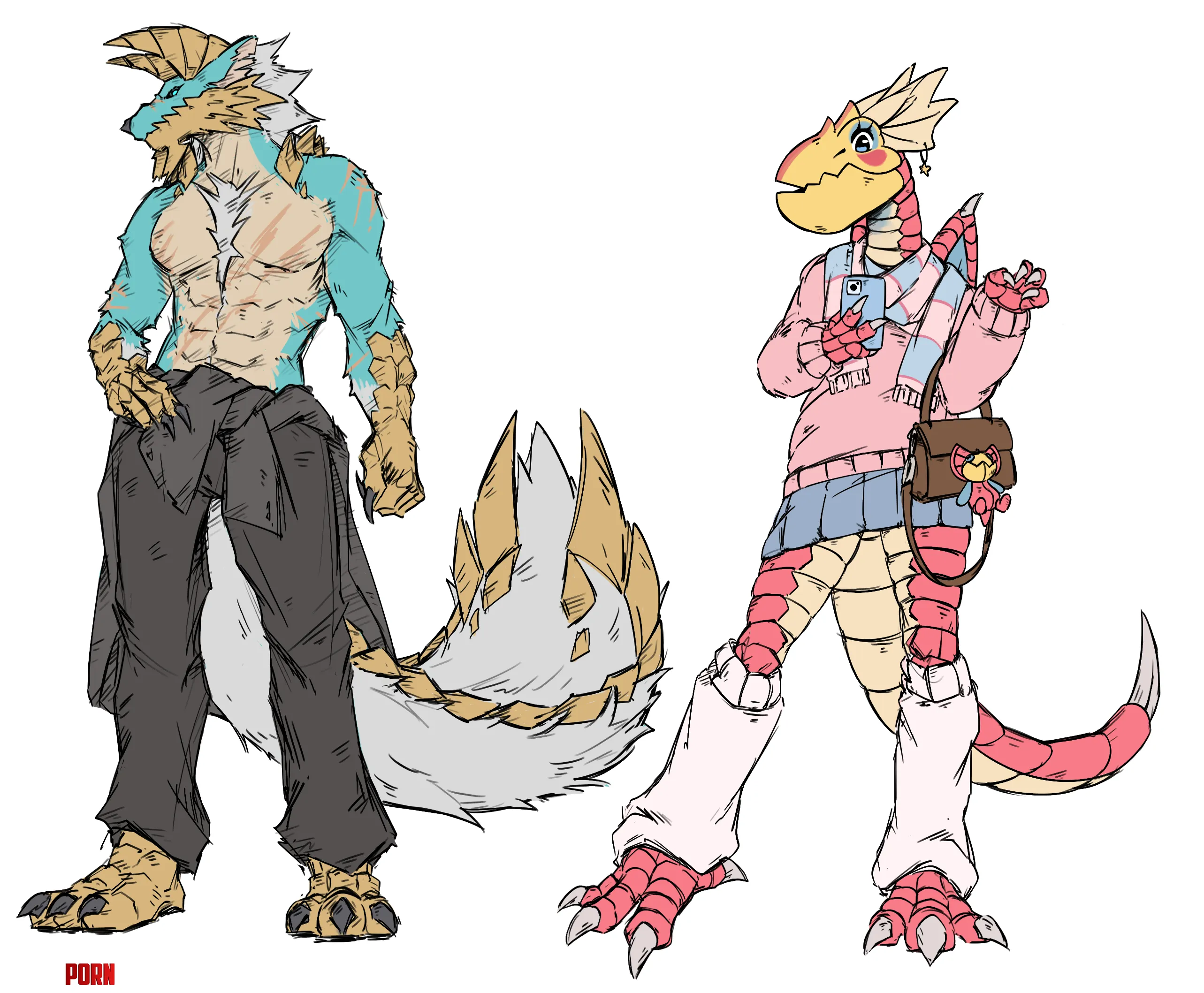 My MH characters so far OC by yian_kut_ku
