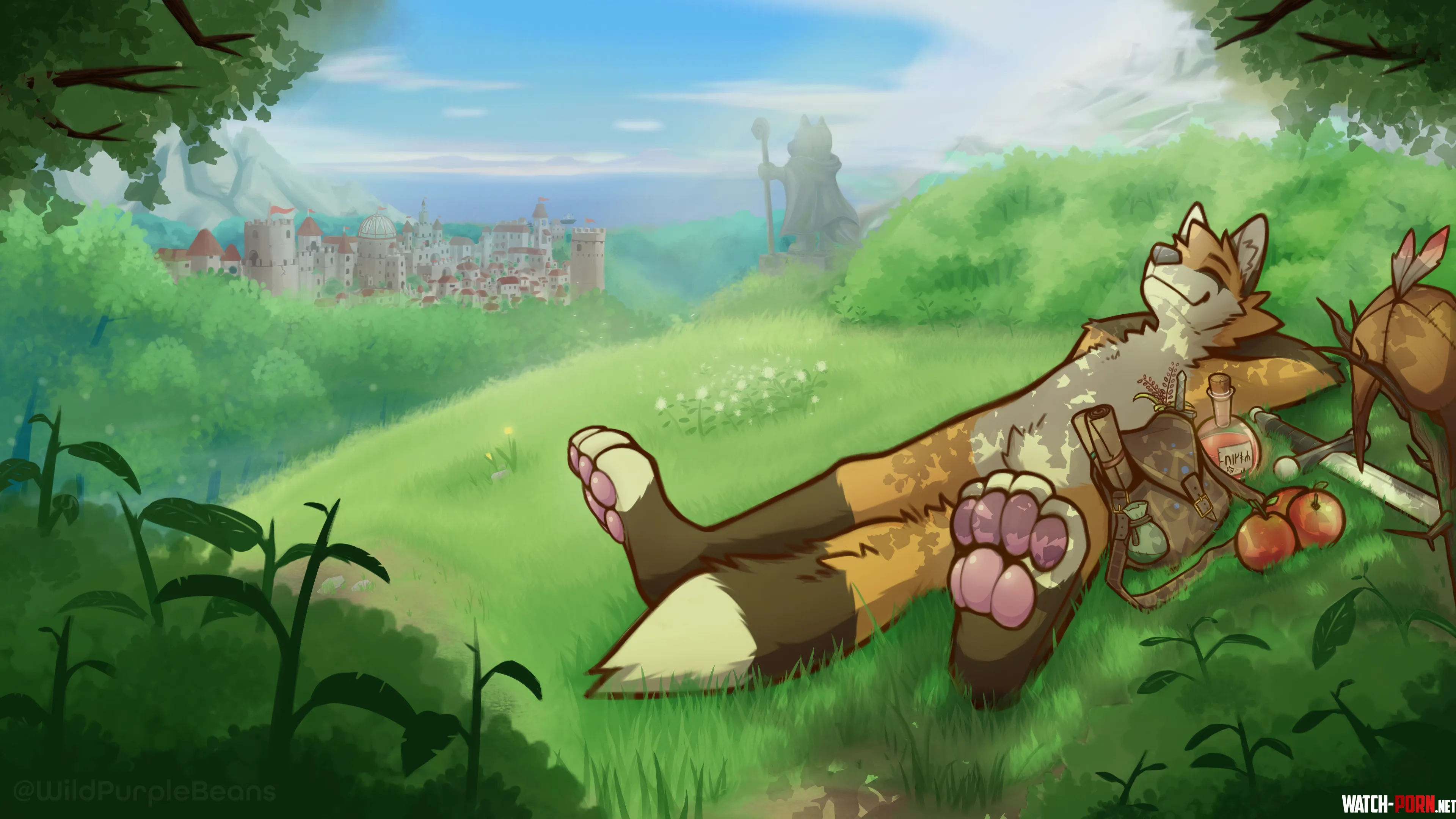 Napping Spot by WildPurpleBeans