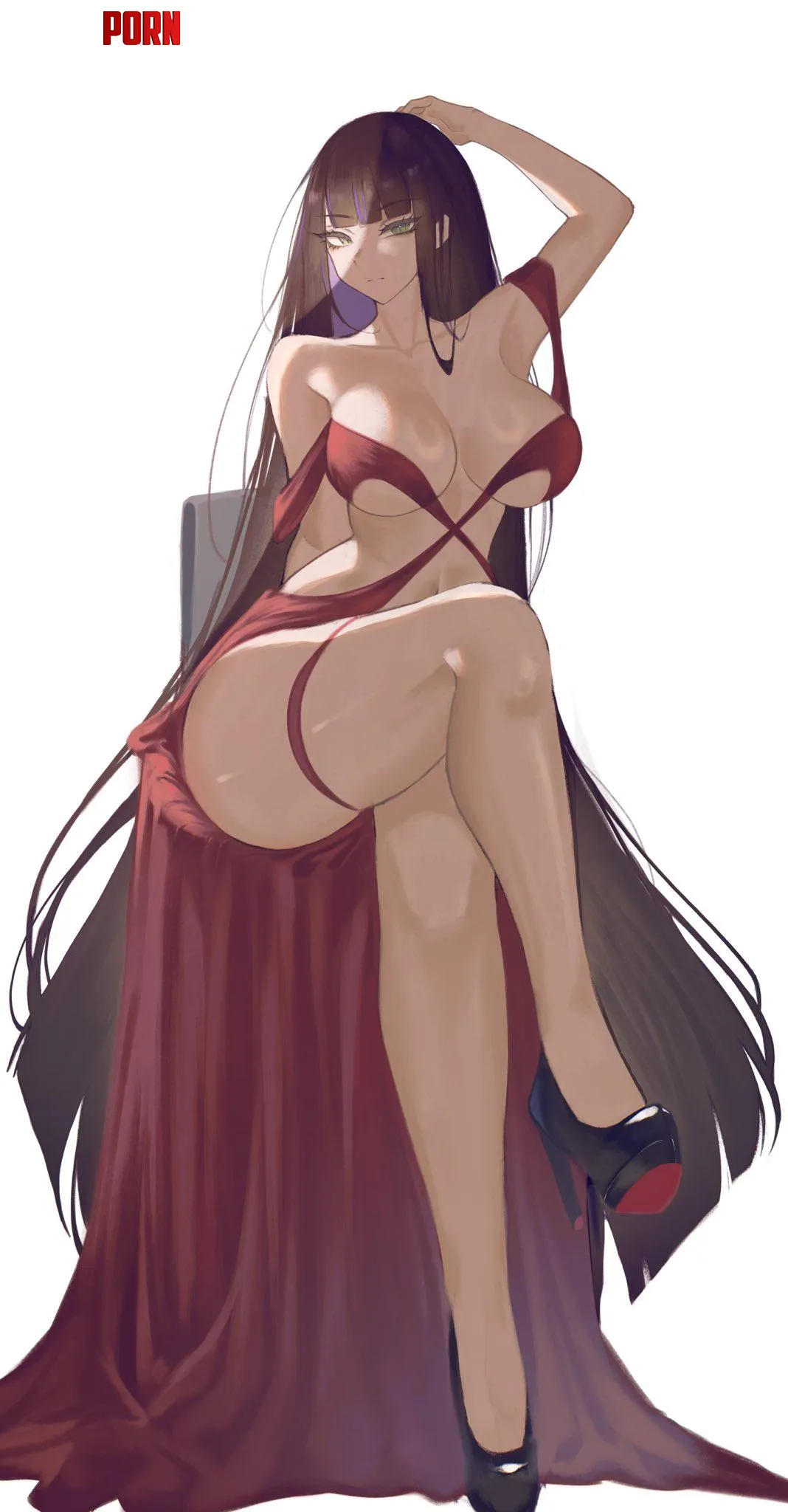 Mommy thighs OC by Silent_Steak_9540