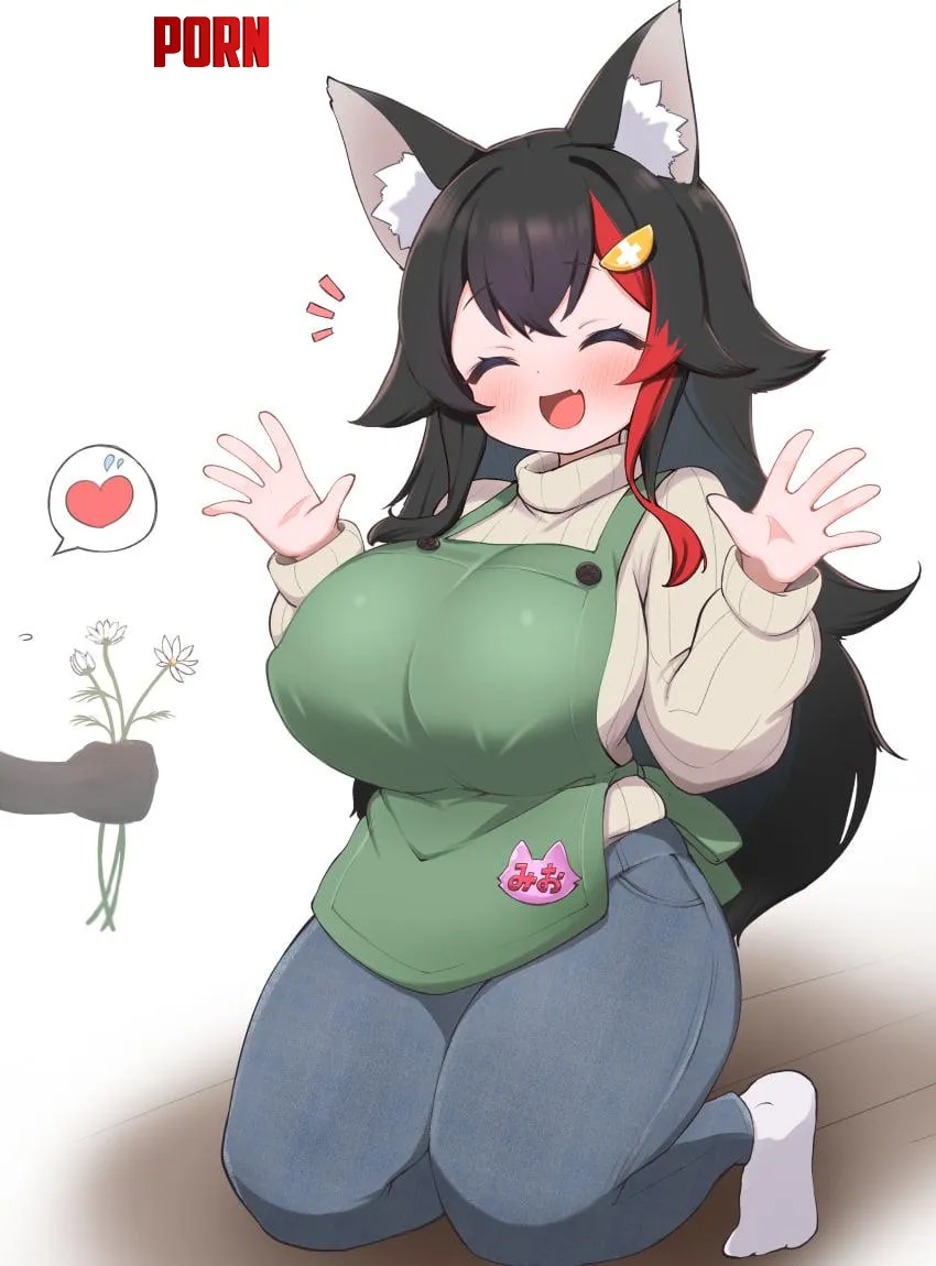 Giving a gift to Wolf mommy by churus89