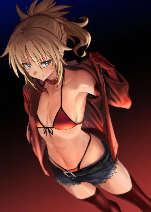 Thumbnail Mordred's Revealing Display: Explore Her Small Boobs | Mountain-Image-5134