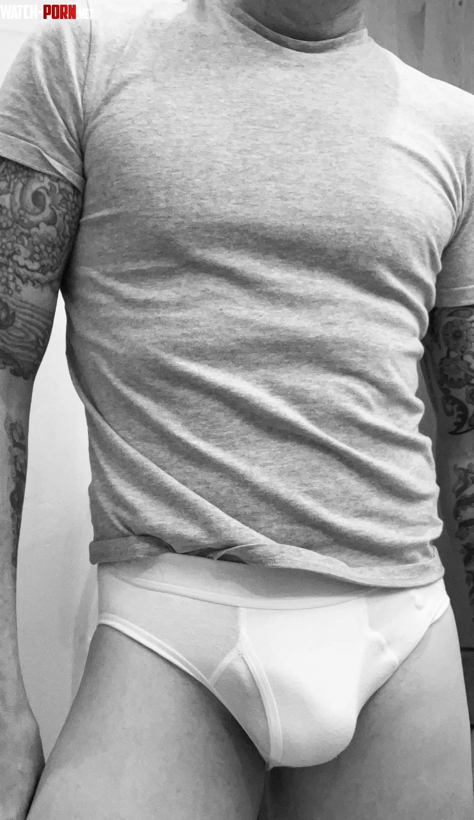 Black and White by WhiteBriefsShowoff