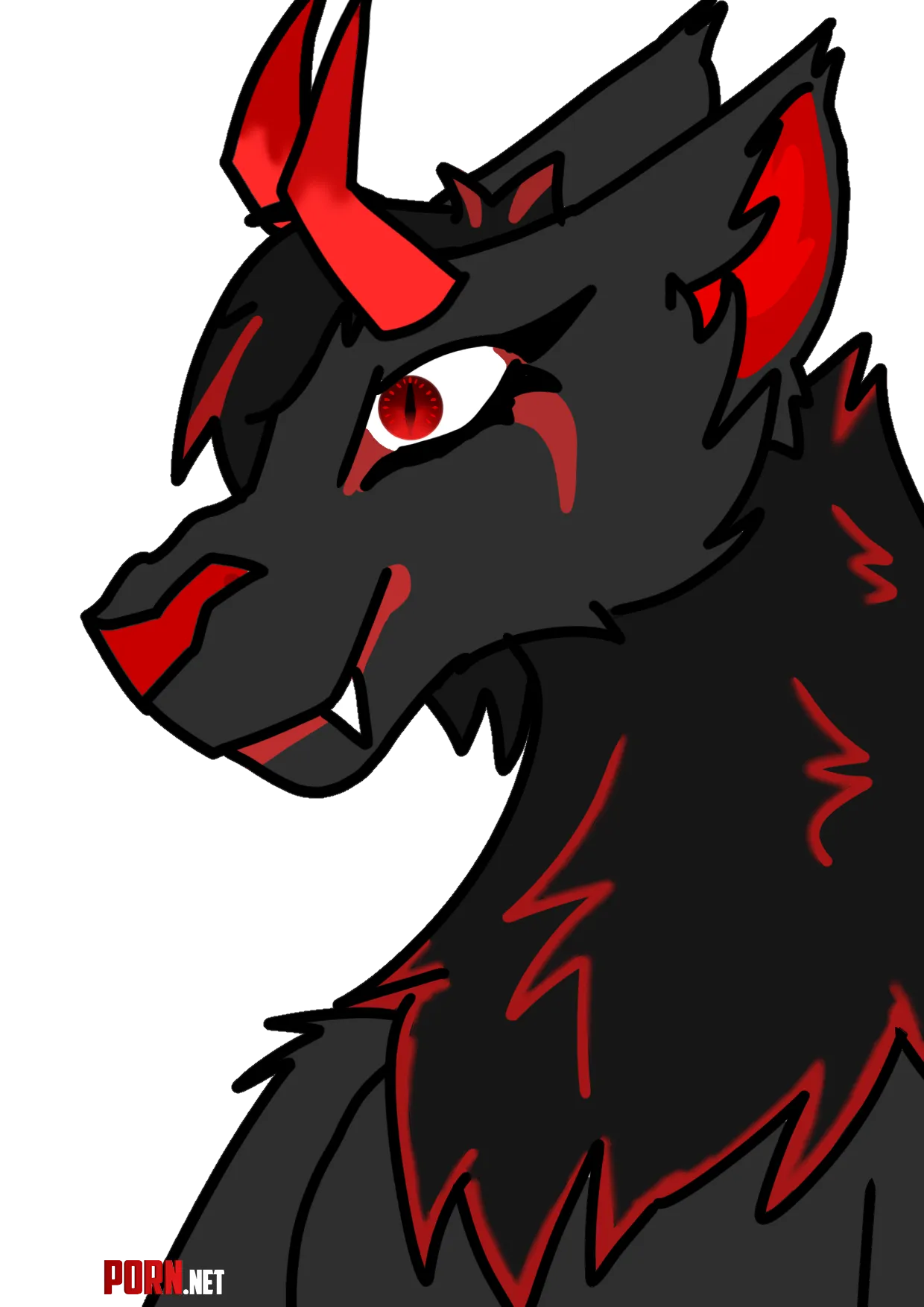 New design of my fursona by UndyneTheFishie