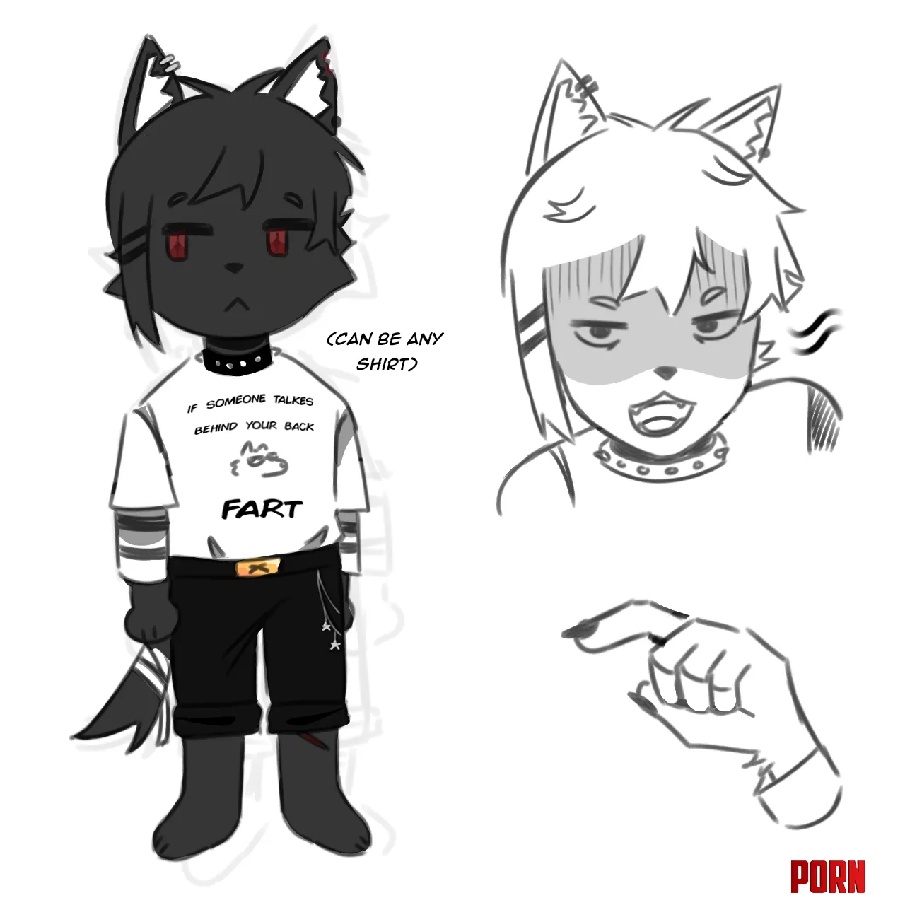 I redesigned my fursona3 art by me by Enough-Paint479