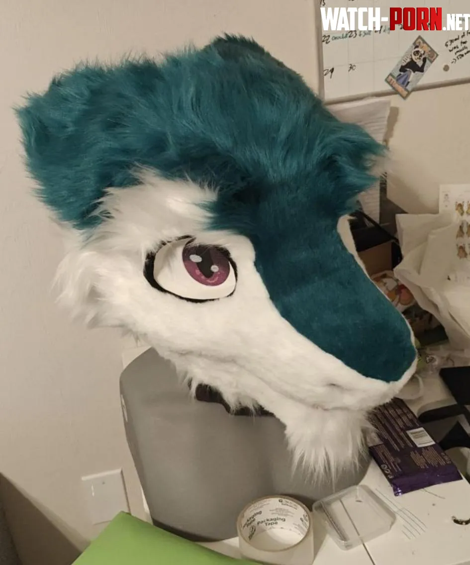 First WIP of the new year A sergal comm by me  by monsoon-storm