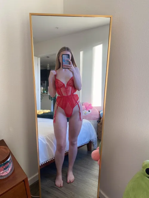 Thumbnail New Year Radiance in Red: Bodysuit Edition | flatlacroix2