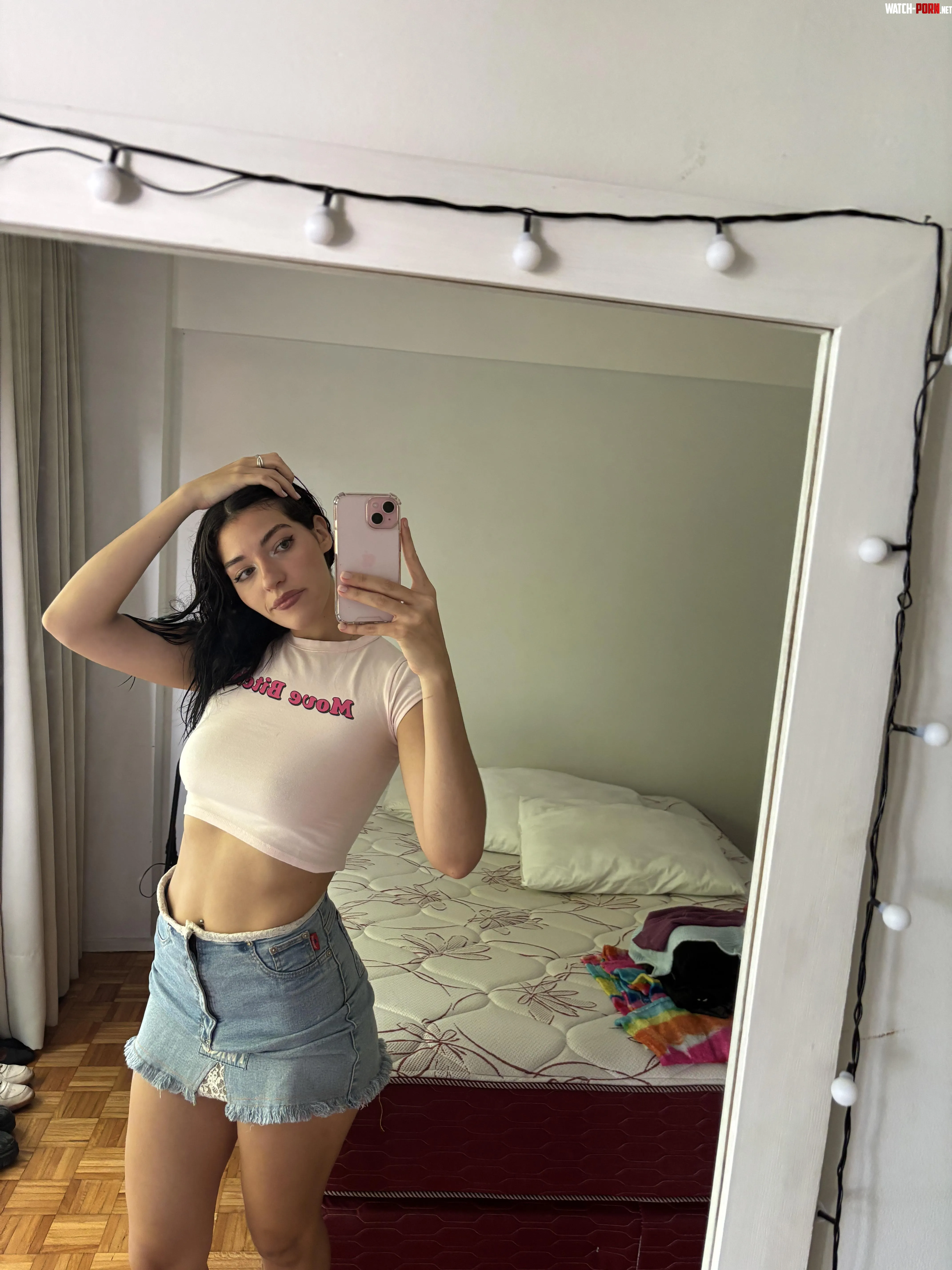 I adore the crop top and short skirt combo  by sashasweetcake