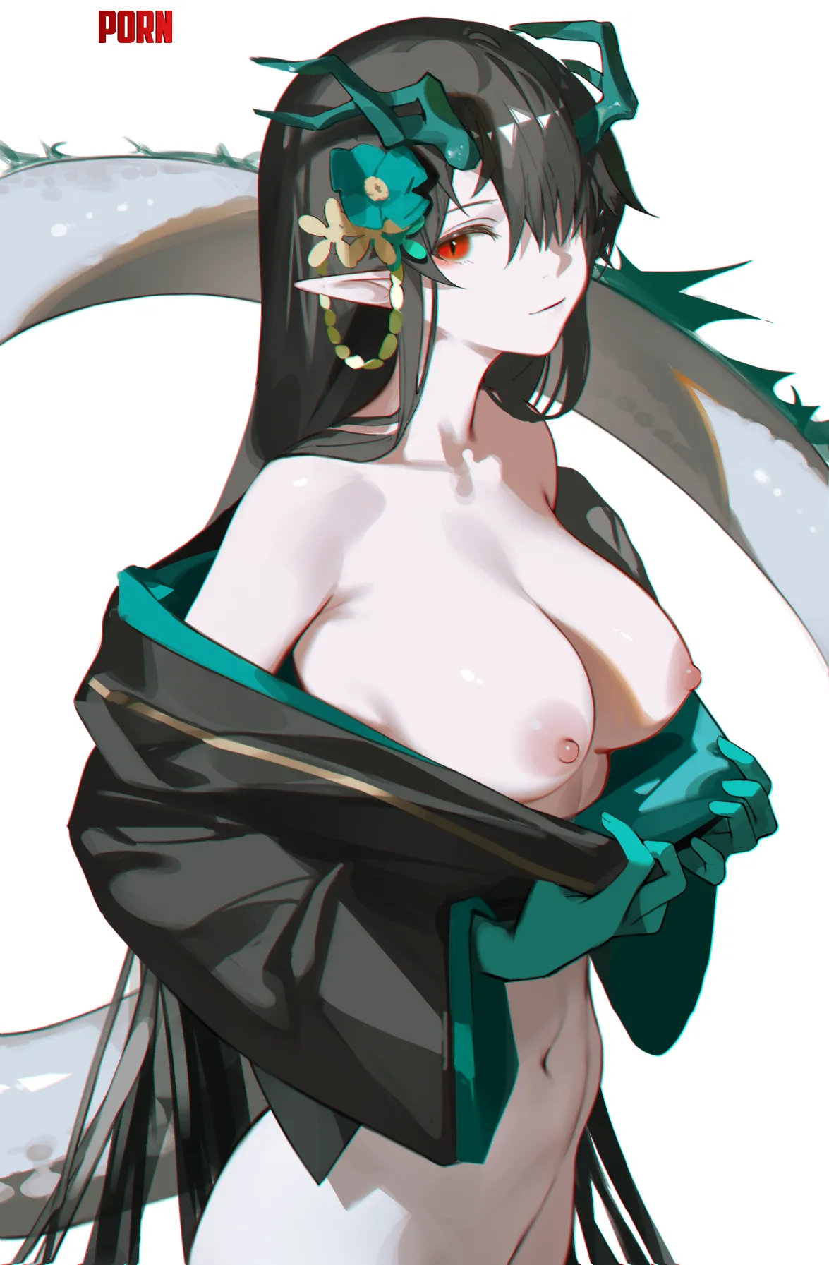 Dusk showing off her titties by marxsander2016