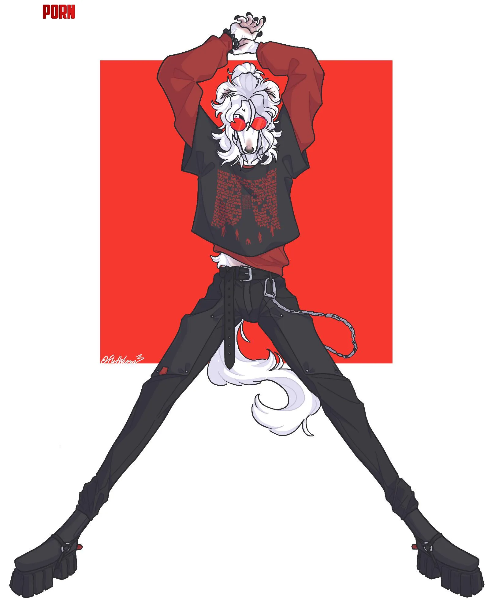 Accidental Secret Santa for AstroFireFox of their character Josef by me by DELETED-cardboard