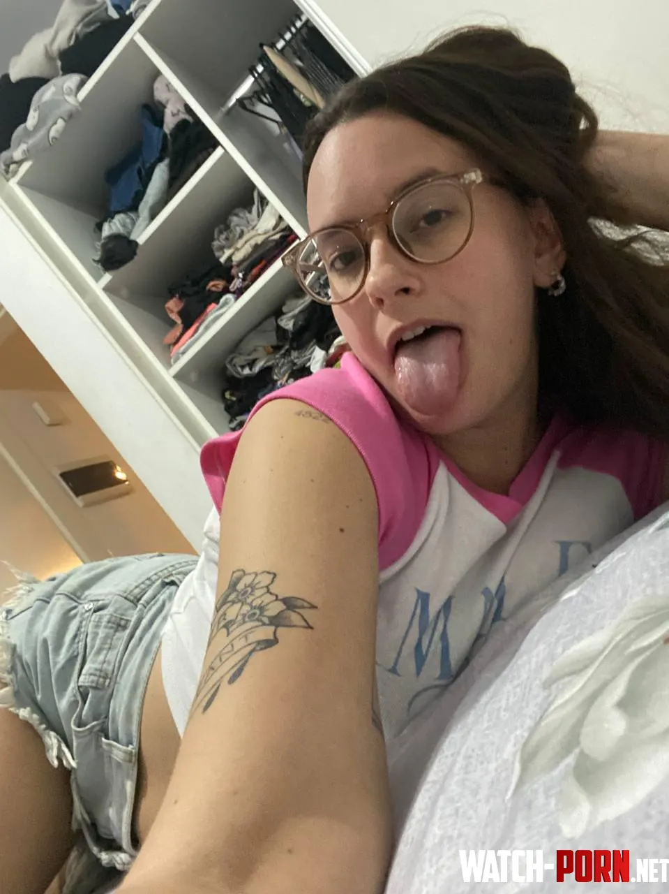 In my bed ready for you to undress me  by w_queen