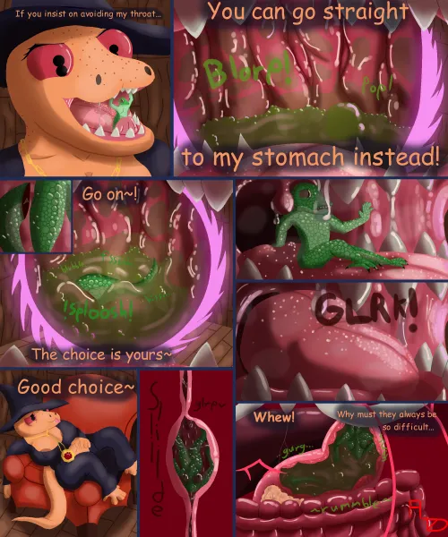 Thumbnail Scalie Fm Art: TheZDude1's Poisonous Artistry | Vore