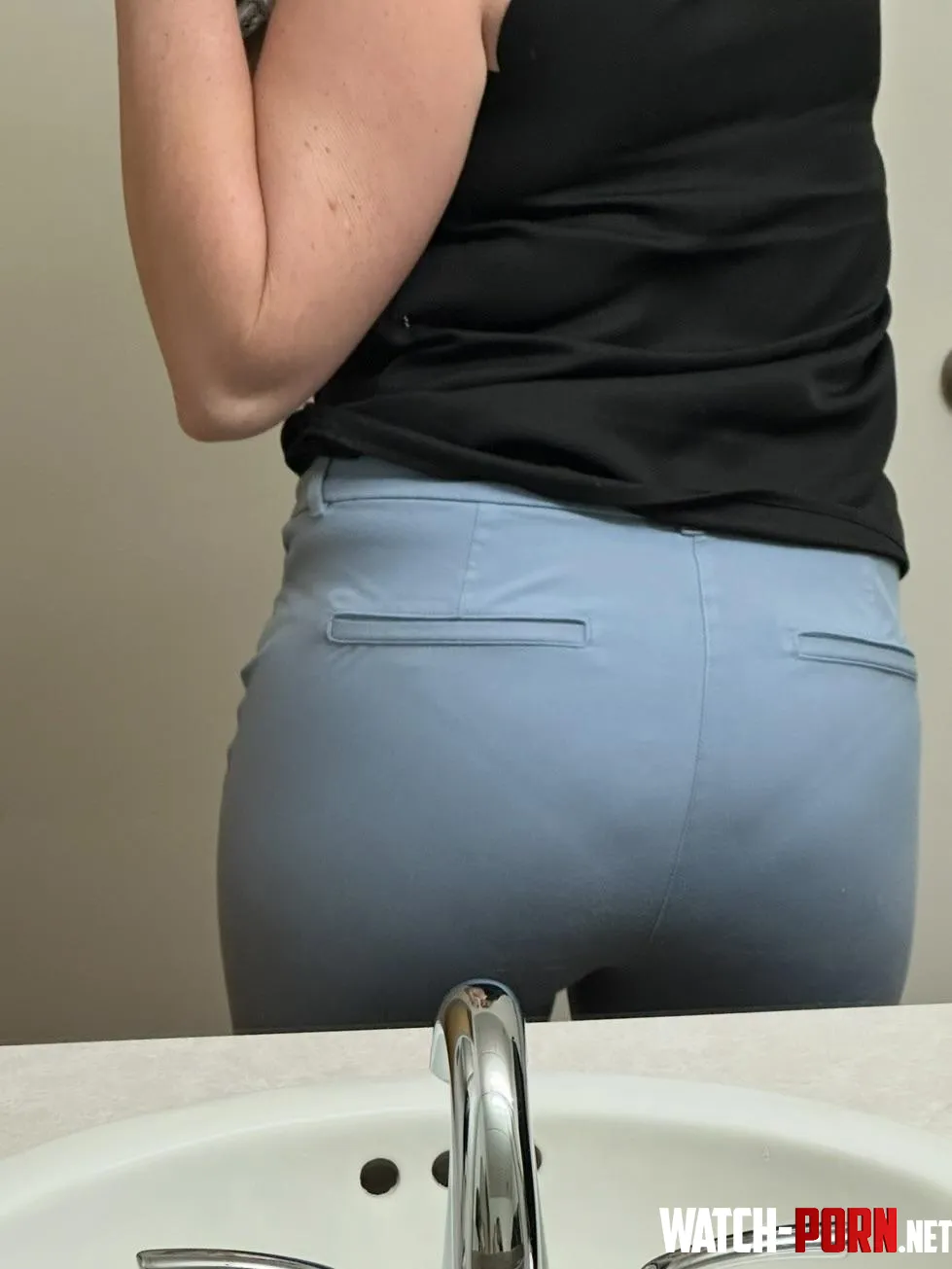 Do you think showing my panty lines at work is naughty  by redfox1075