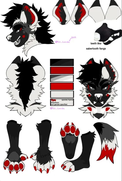 Thumbnail Introducing My Yeen Fursona Vyre | by pexyatzer