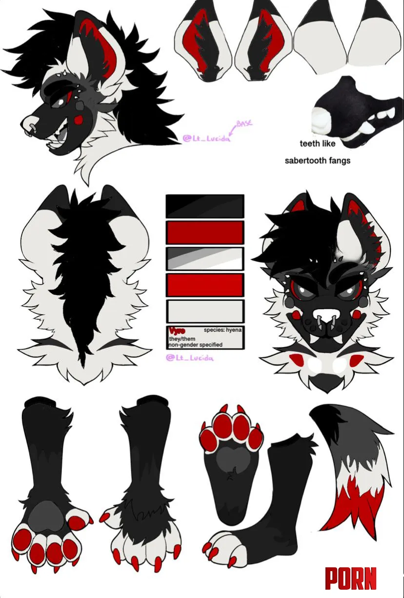 Meet My Yeen Fursona Vyre by pexyatzer