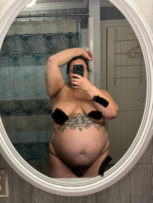 Thumbnail Showing Off My Bump Today on PreggoPorn by bigfeeny