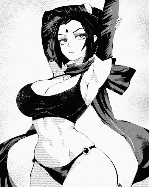 Thumbnail Raven Manga Art: TeenTitansPorn by DOA-FAN