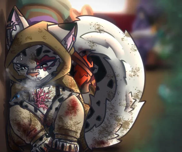 Thumbnail D&D Scarring Malik Art: A Furry Dragon Encounter by CrazyMeliMelo