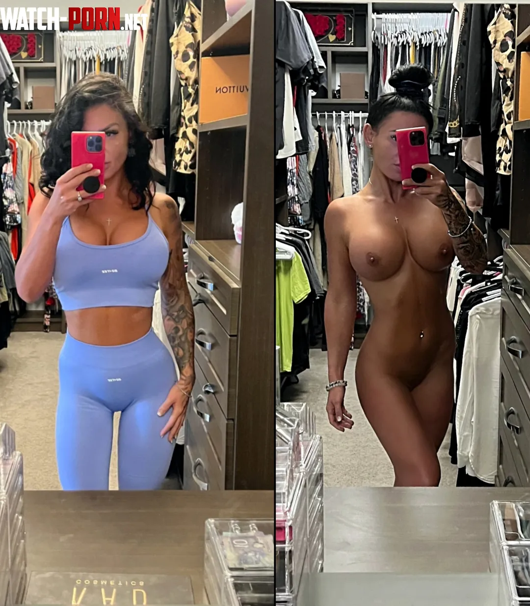What the guys at my gym see VS what the guys of reddit get to see of me  by HisExoticVixen