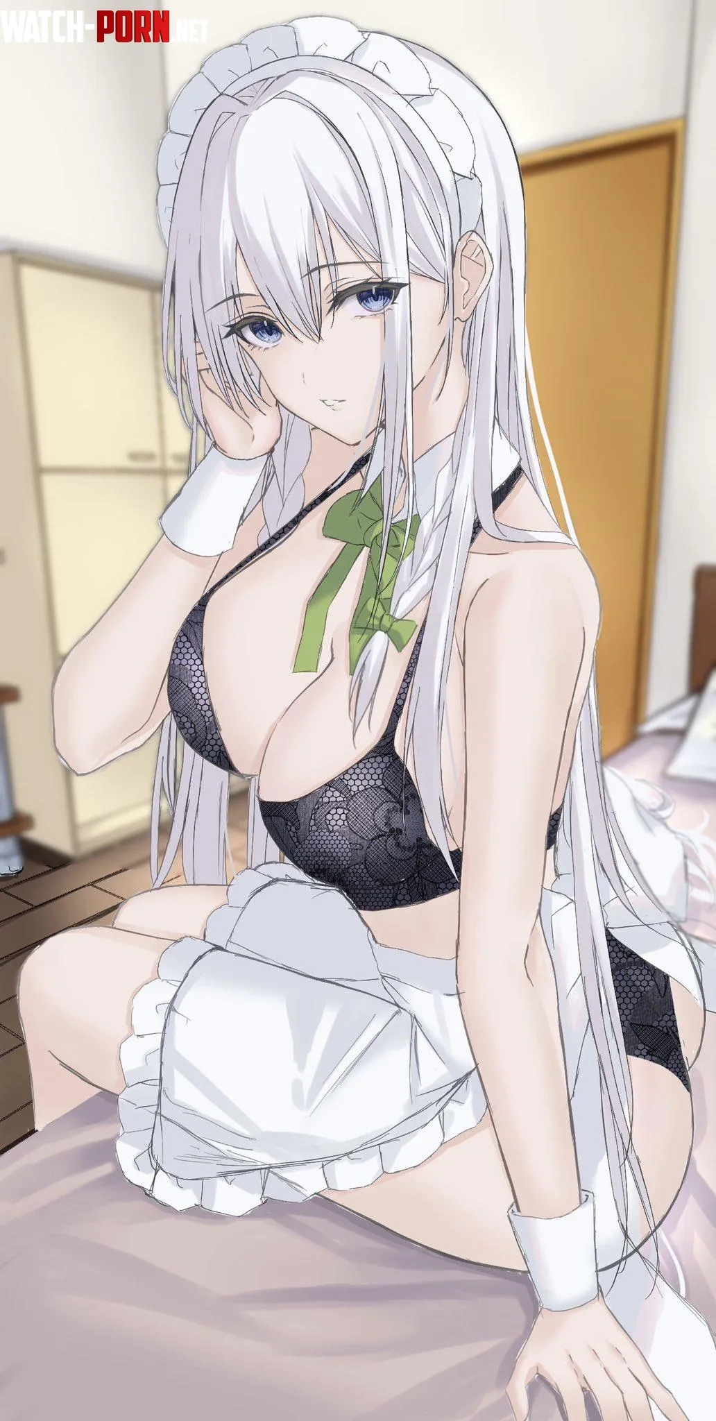 Long haired Sakuya Touhou by marxsander2016