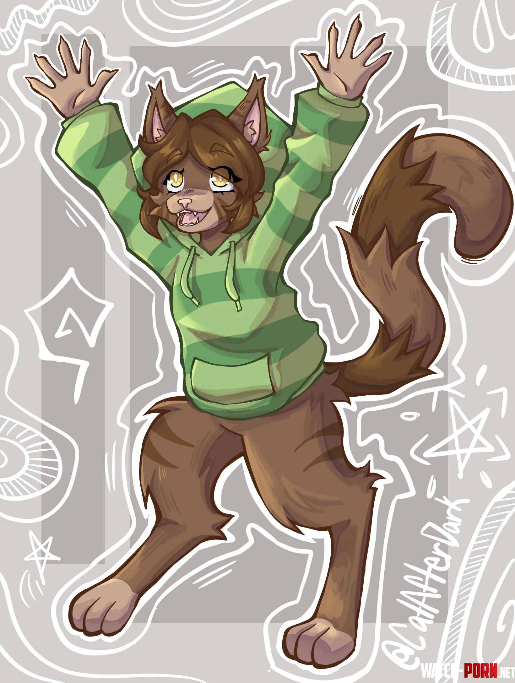 OC redesign Stripes by CatAfterDark