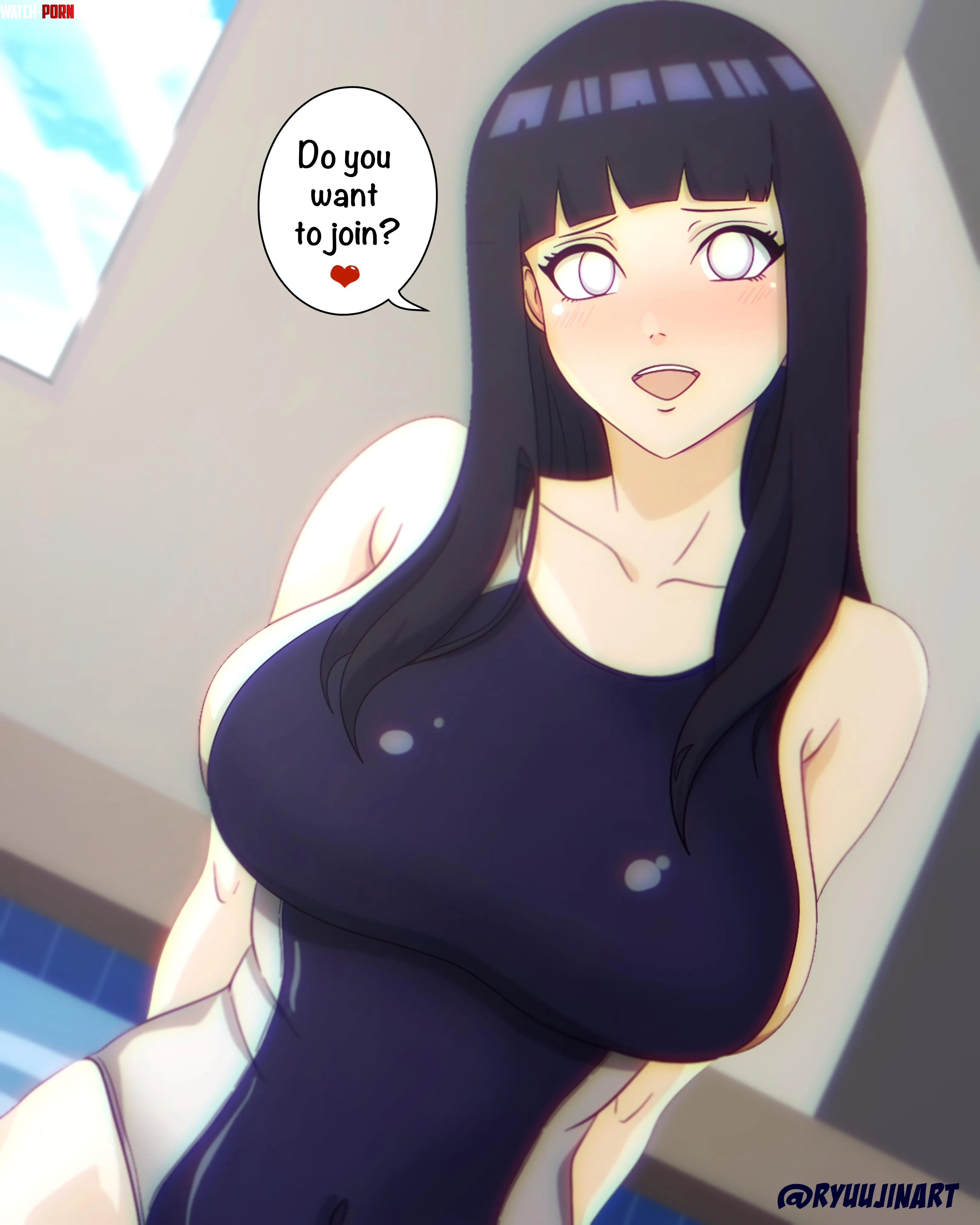 Hinata Hyuga Naruto by RyuujinArt