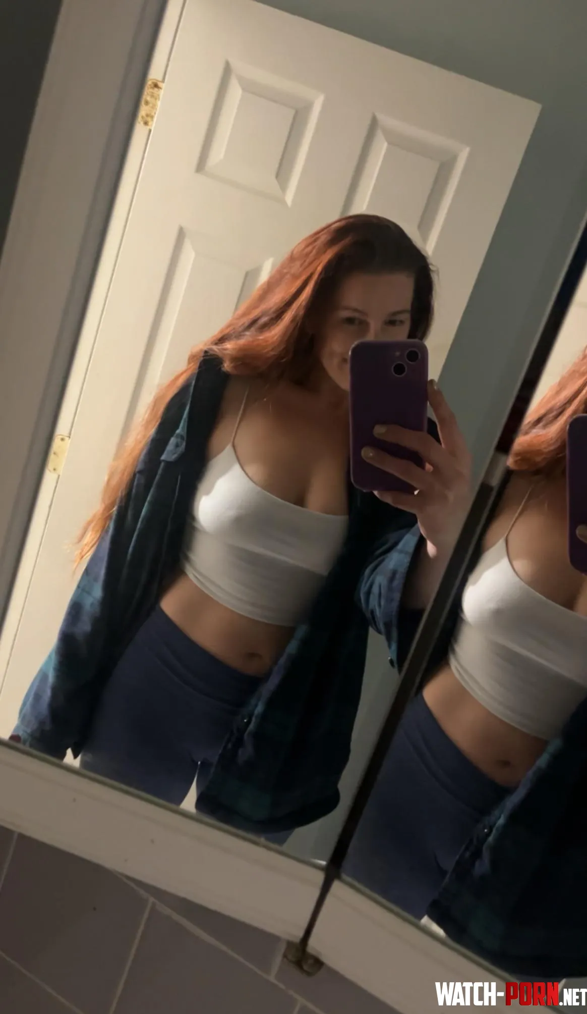 A mirror selfie in my bedtime fit  by wild_eagerness22