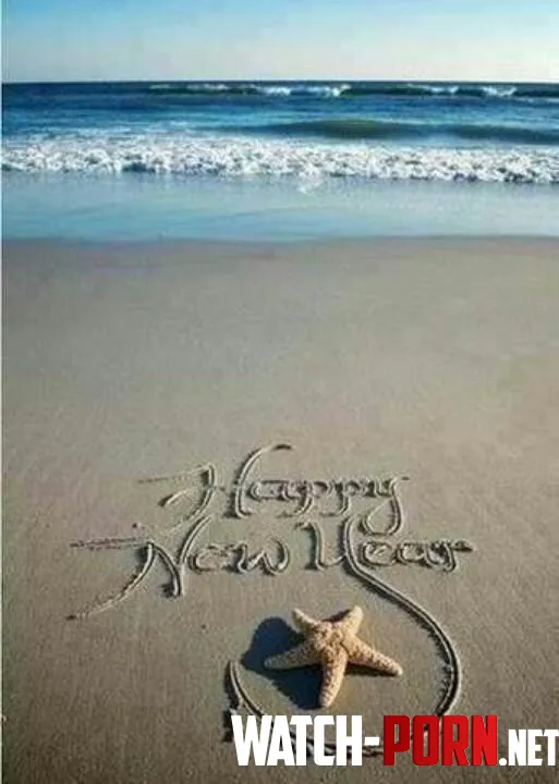 Happy New Year beach  by yaronnexus