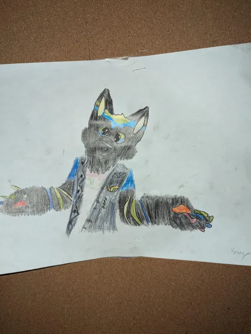 Thumbnail Arctix_Frost Embarks on a Creative Journey While Battling Sleep in Furry Artistry